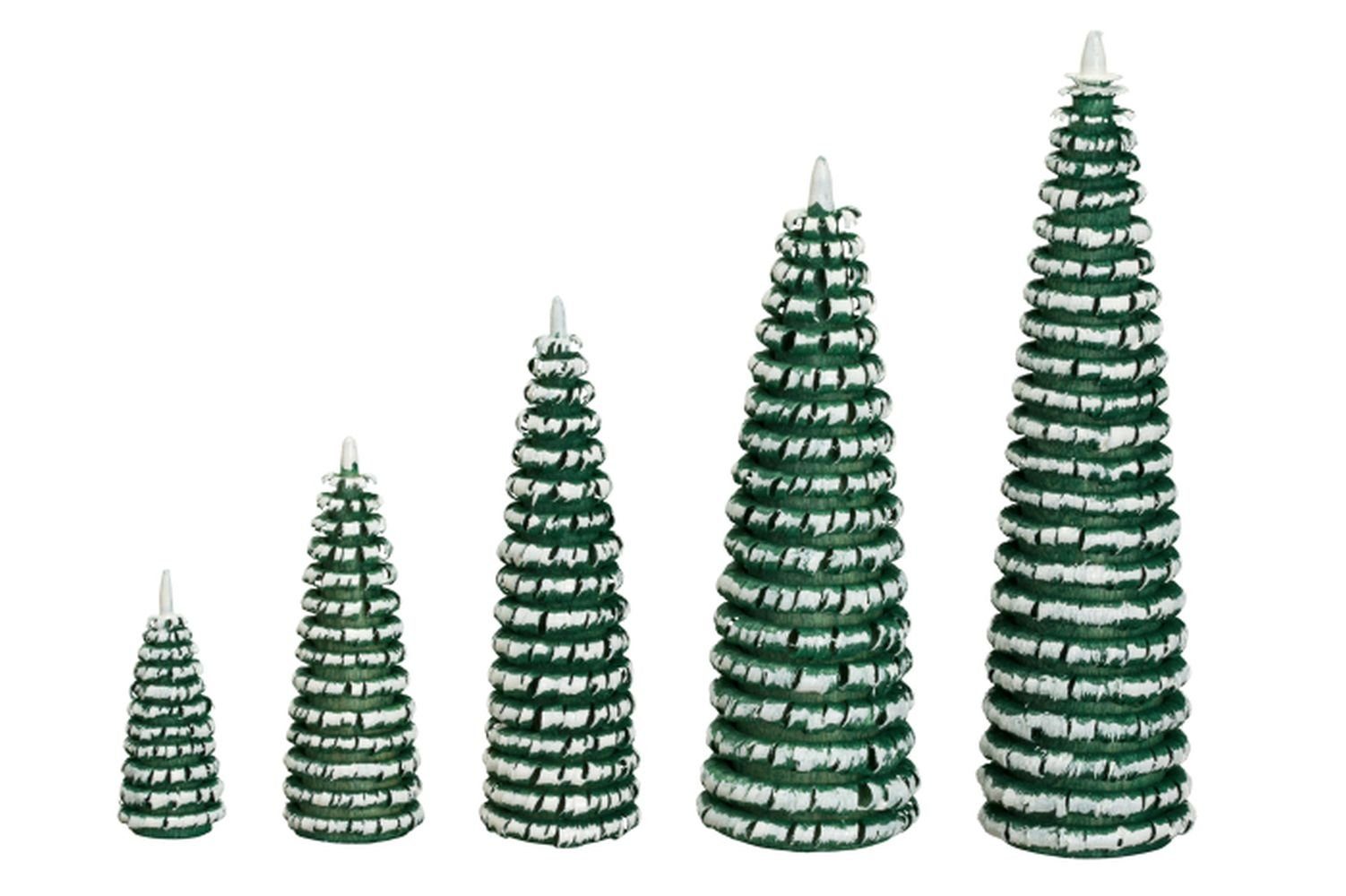 Kunstbaum Ringelbaum grün/ weiß Holzbaum H= günstig online kaufen