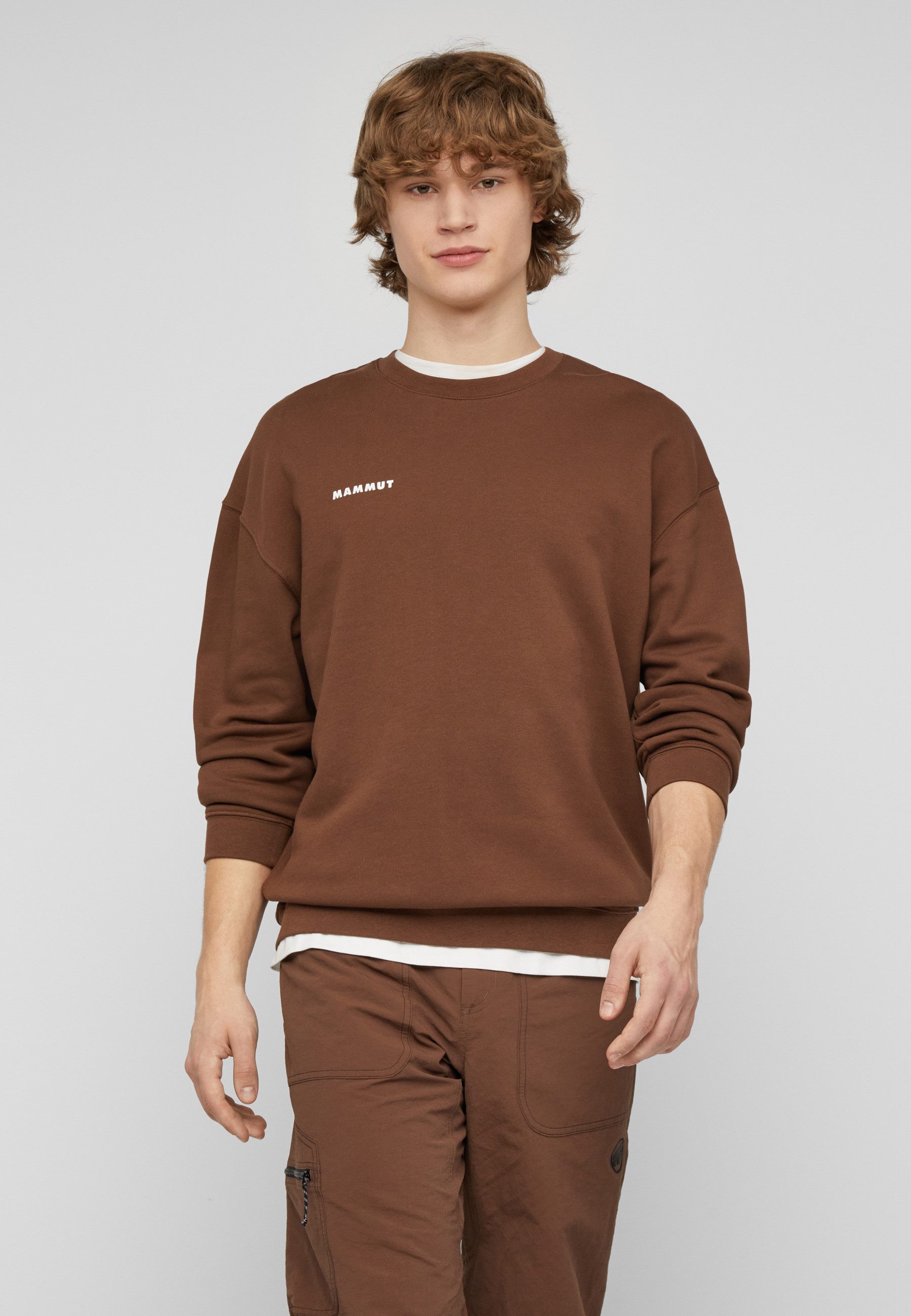 Mammut Fleecepullover Mammut Base ML Crew Neck Men Mini Logo
