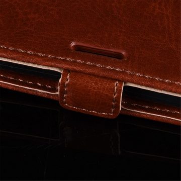 Wigento Handyhülle Fliptasche Premium Schwarz für Xiaomi Mi 11 Hülle Case Cover Schutz Zubehör Etui Neu