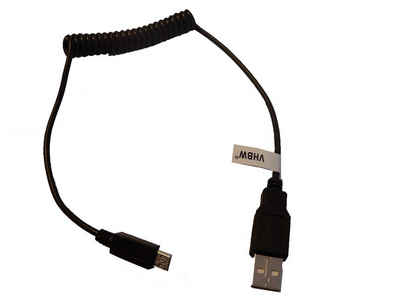 vhbw passend für Canon EOS M50 USB-Kabel, Micro-USB