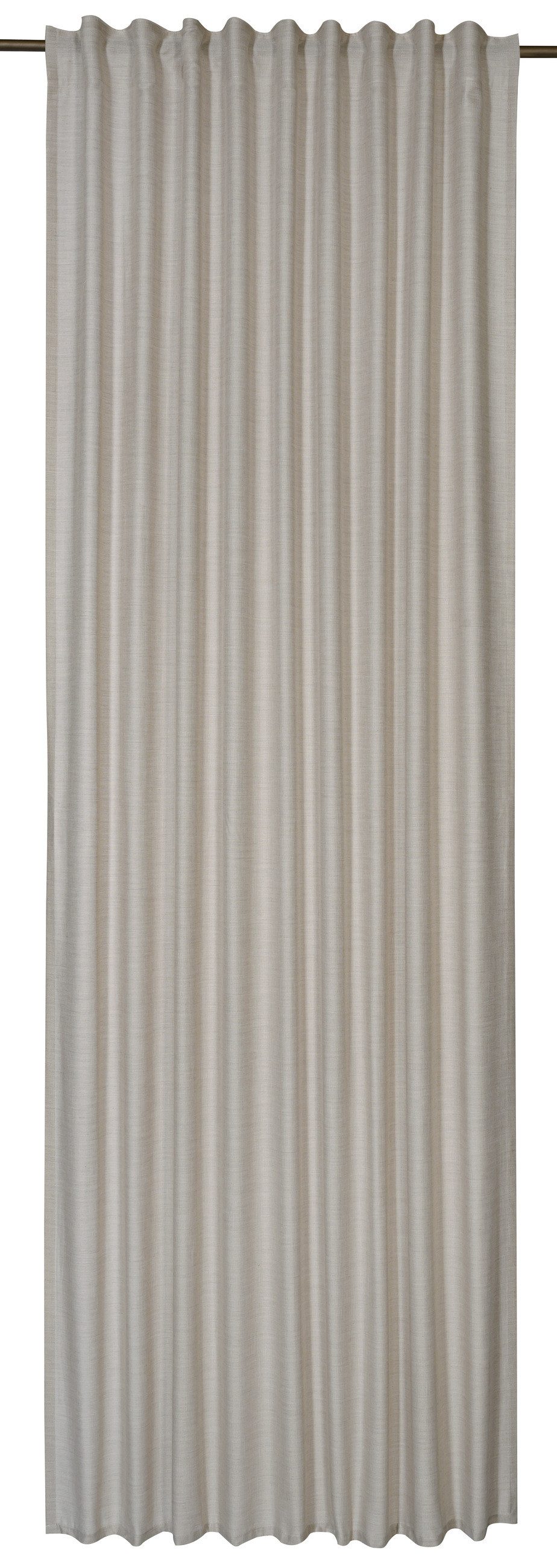 ELBERSDRUCKE Vorhang Vorhang mit verdeckten Schlaufen Clay taupe blickdicht günstig online kaufen