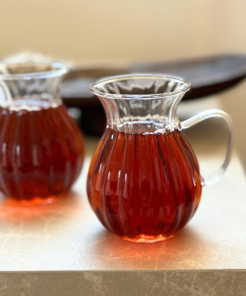 Teeglas Riffel Teegläser Set 6 Teilig 215 ml - Cay Bardagi