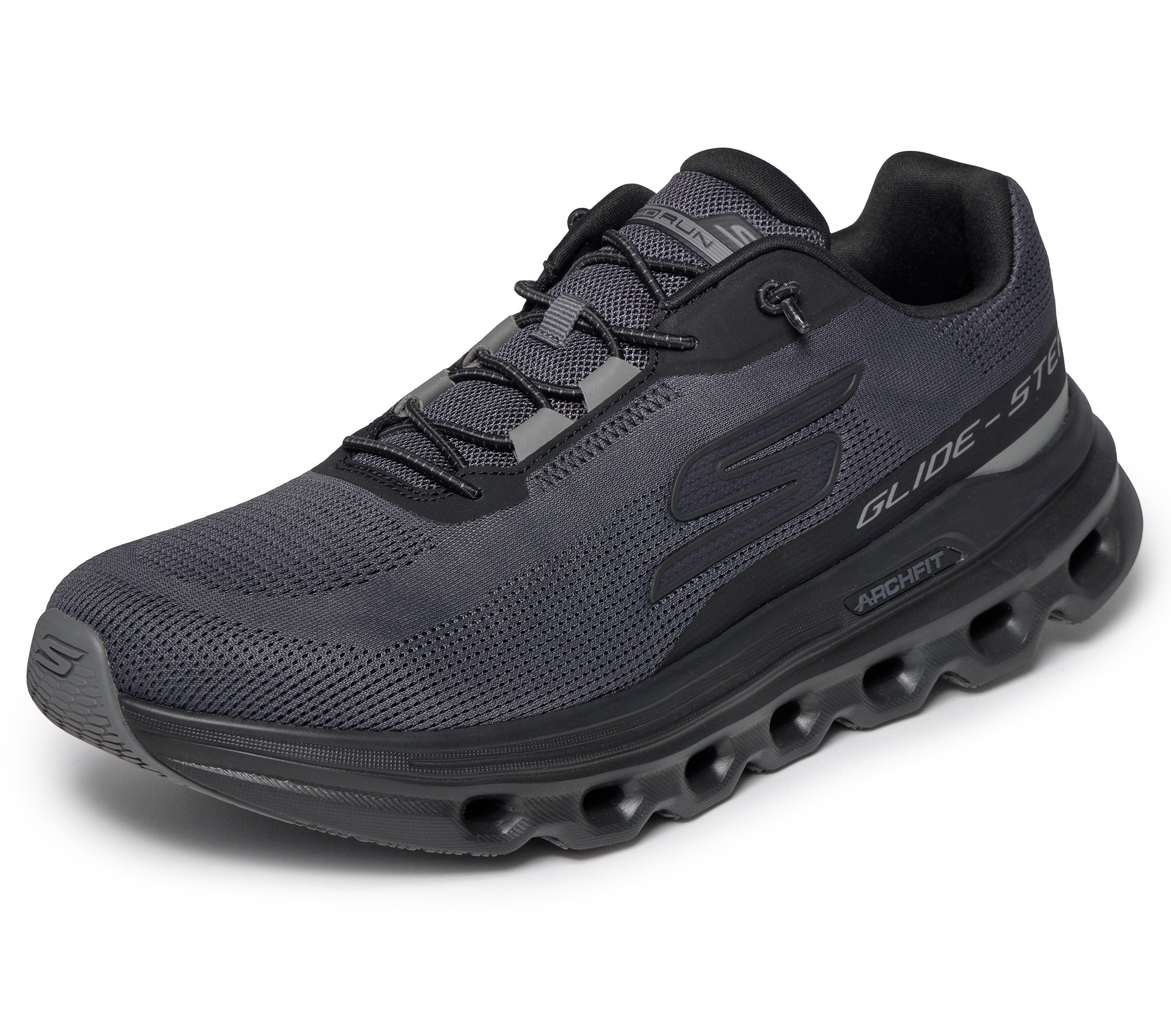 Skechers GO RUN GLIDE-STEP ARCH FIT-CASION Slip-On Sneaker Schlupfschuh, Halbschuh, Freizeitschuh, mit elastischen Schnürsenkeln