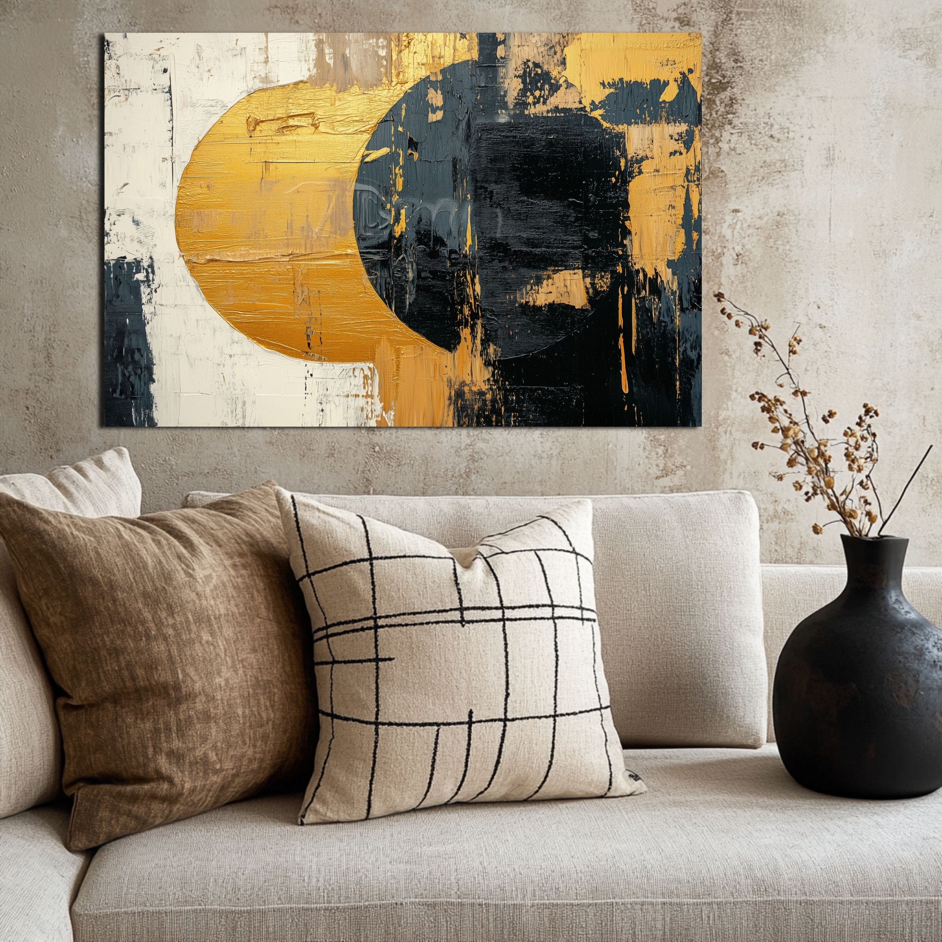 DARO Design Leinwandbild Modern Abstrakt Wandbilder günstig online kaufen