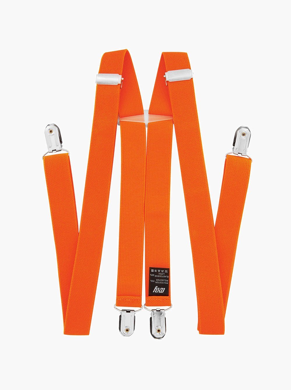 axy Hosenträger Herren Hosenträger 4 Stabile Clips H-Form 2,5cm Breit verstellbar und elastisch 120cm Lang