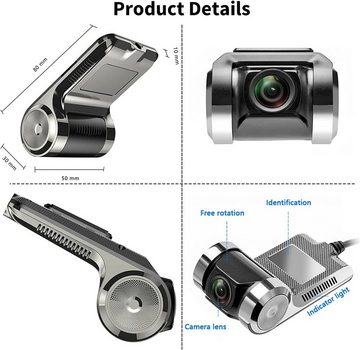 GABITECH HD Dashcam Kamera DVR Recorder USB Kamera für alle Android radios Dashcam