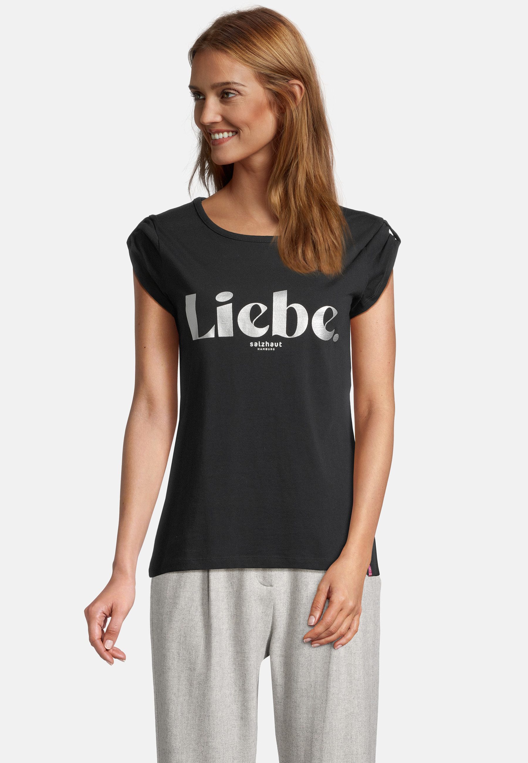 salzhaut T-Shirt BIIKE LIEBE Damen Tailliert günstig online kaufen