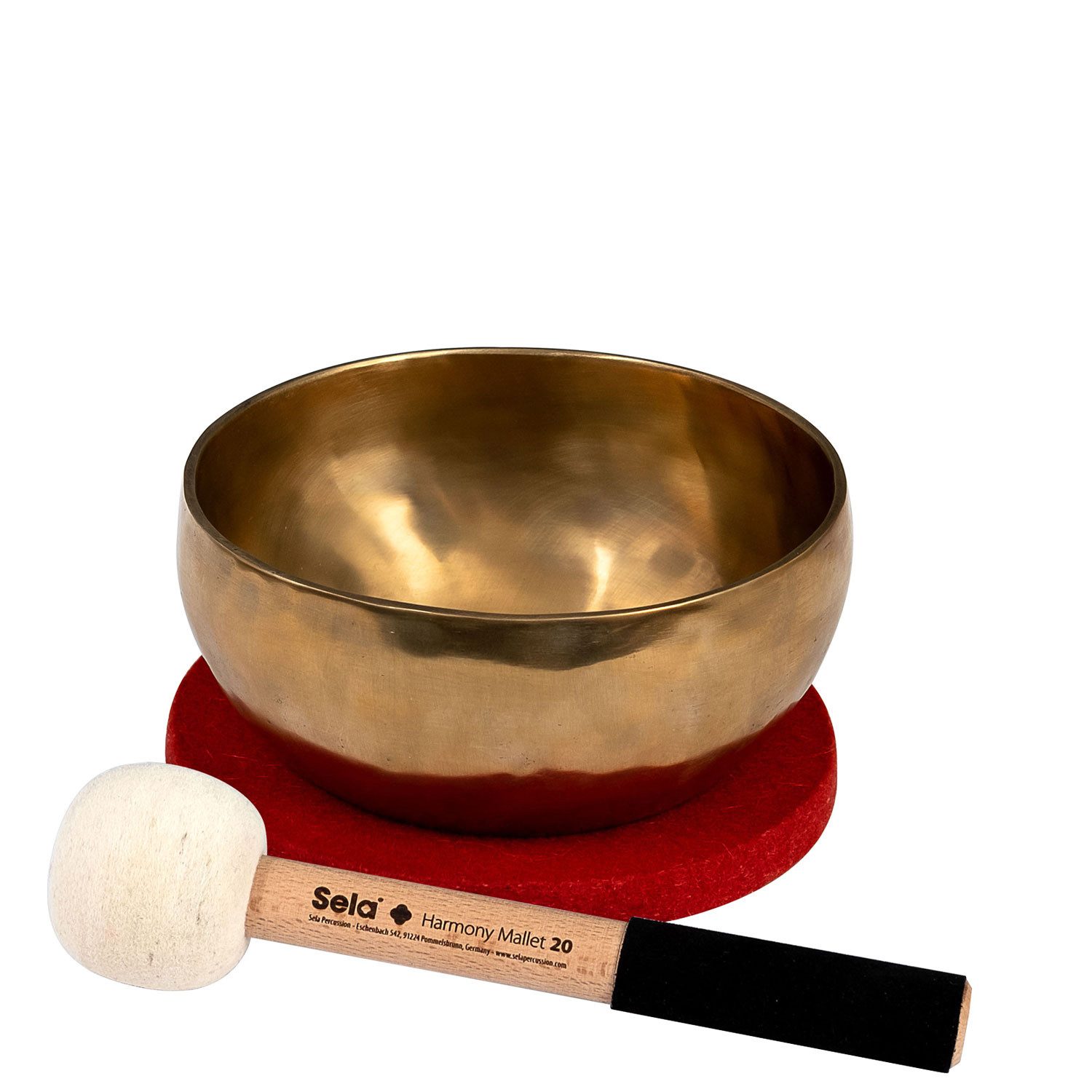 Sela Klangschalen Sela Klangschale se262 Harmony 17 mit Schlägel,Harmony Singing Bowl, 17 cm, mit Schlägel