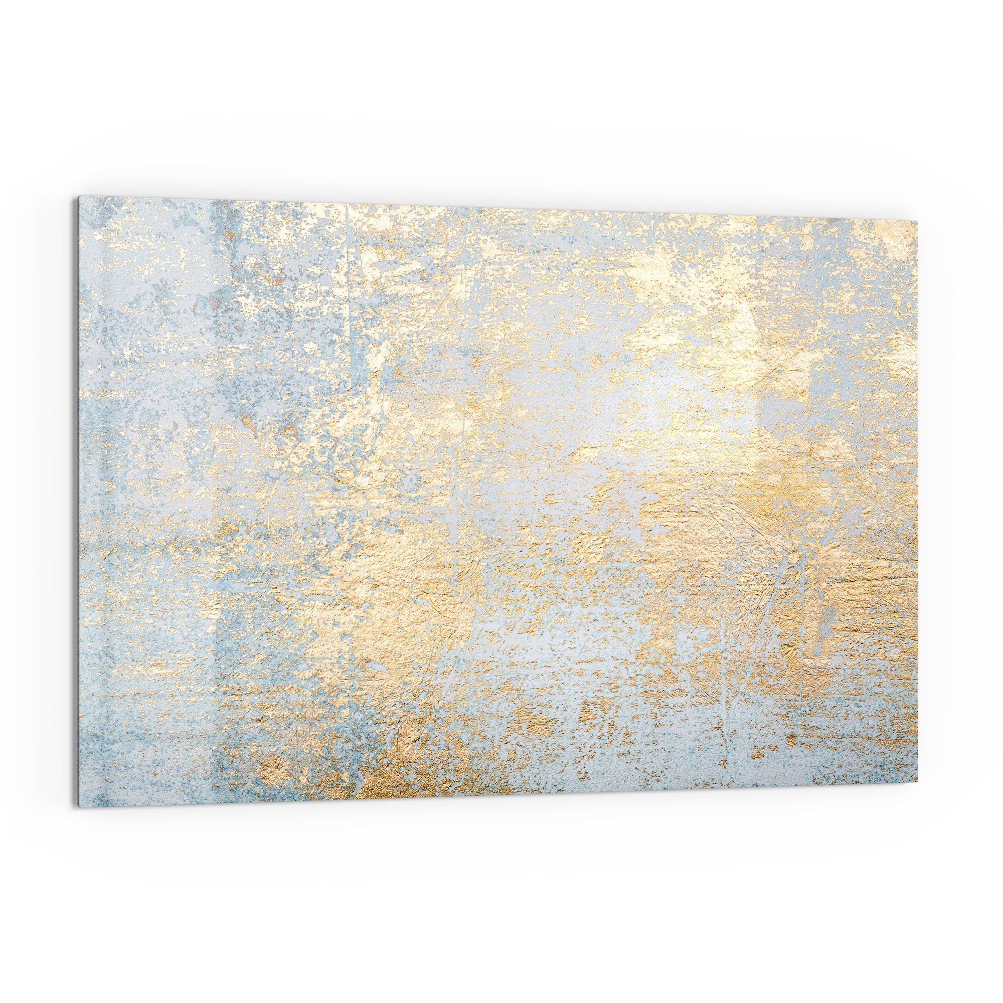 Herdblende mit Küchenrückwand Glas Badrückwand Gold-Struktur', 'Wand Spritzschutz DEQORI