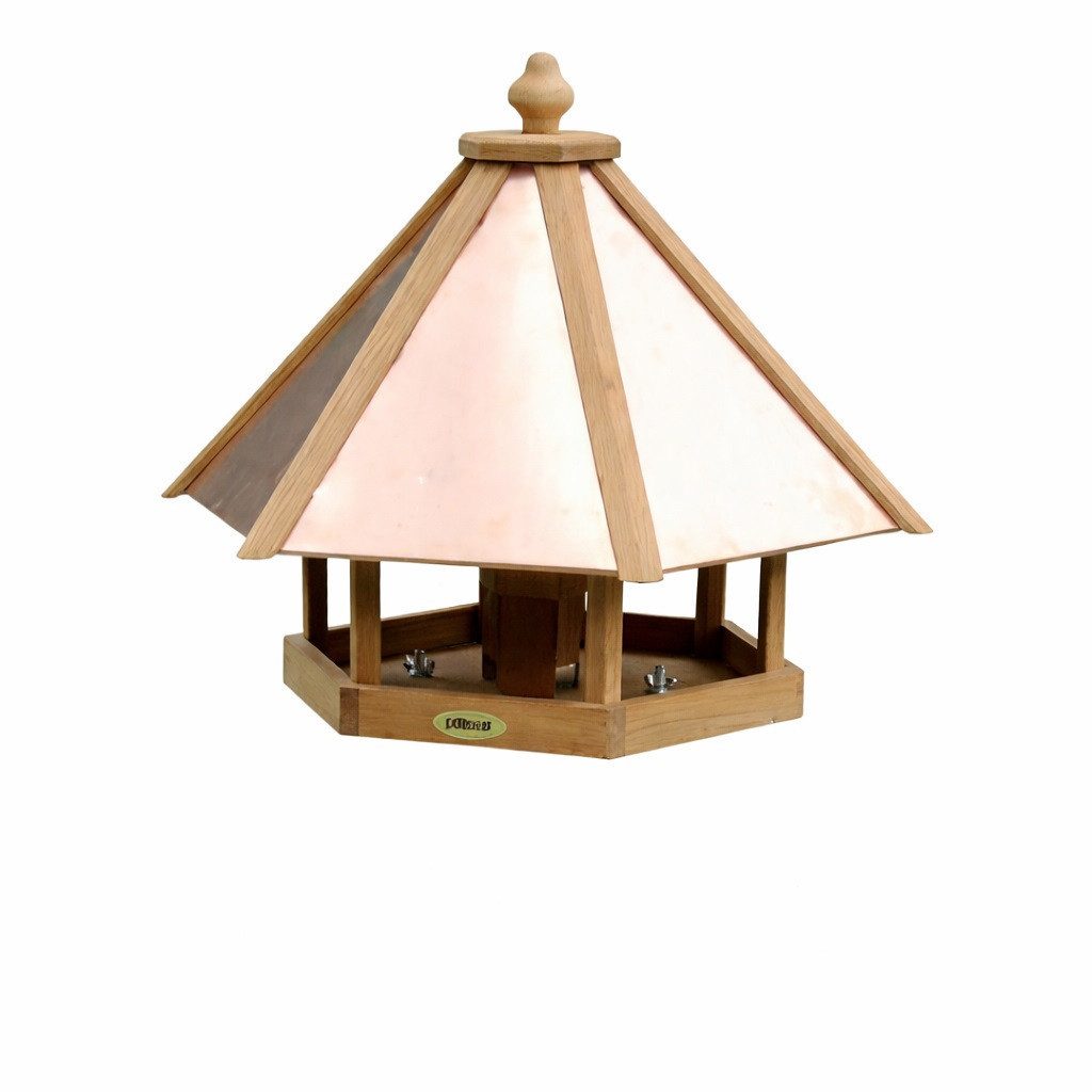 dobar Vogelhaus Dobar Vogelhaus mit Kupferdach 53,5 x 53,5 x 40 cm