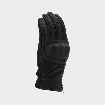 Richa Motorradhandschuhe Richa Handschuh Nazaire schwarz Leder Handprotektoren Herren Damen