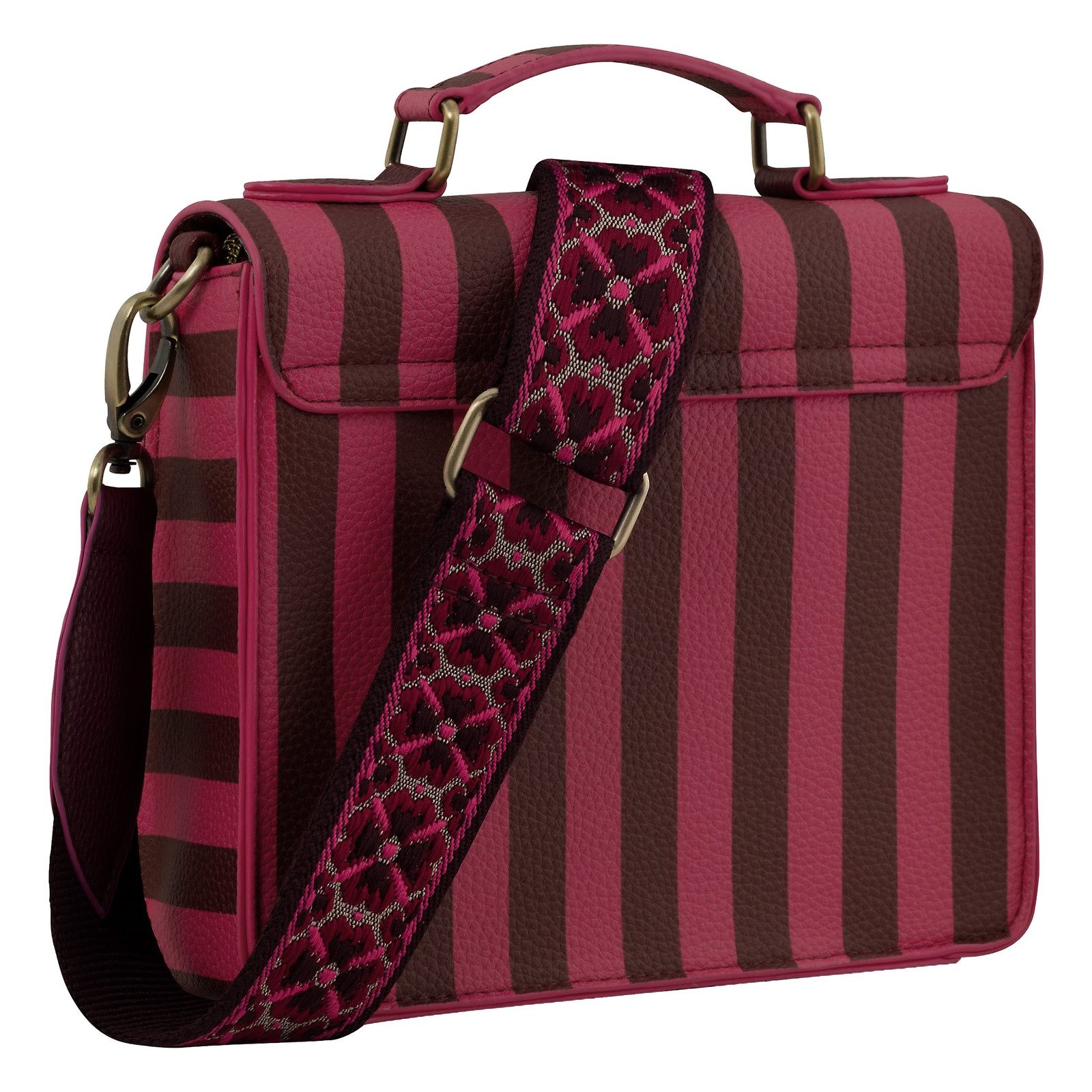 PiP Studio Schultertasche Frances Cross Body Bag Small, mit Metallpatch auf der Vorderseite