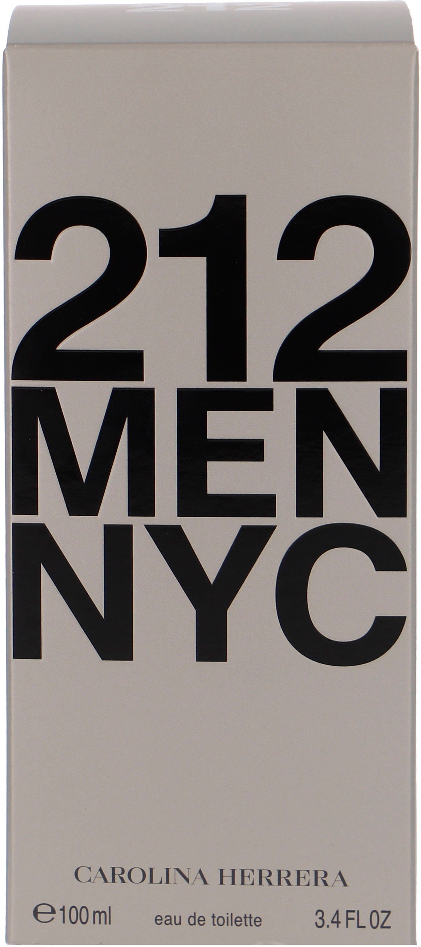 Carolina Herrera Eau de Toilette Carolina Herrera 212 Men, mit würzig blumiger Herznote