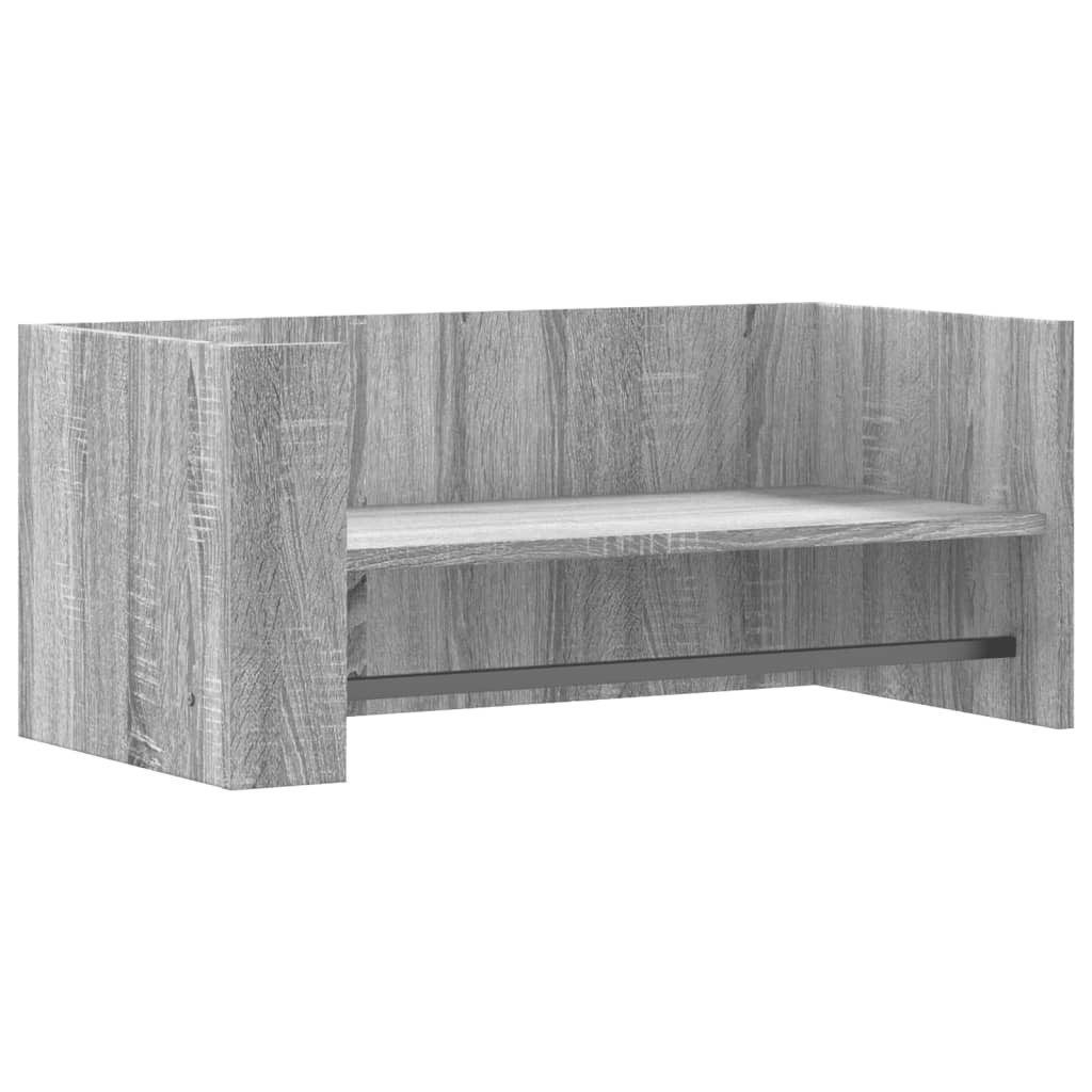 vidaXL Regal Wandregal Grau Sonoma 70,5x35x30,5 günstig online kaufen
