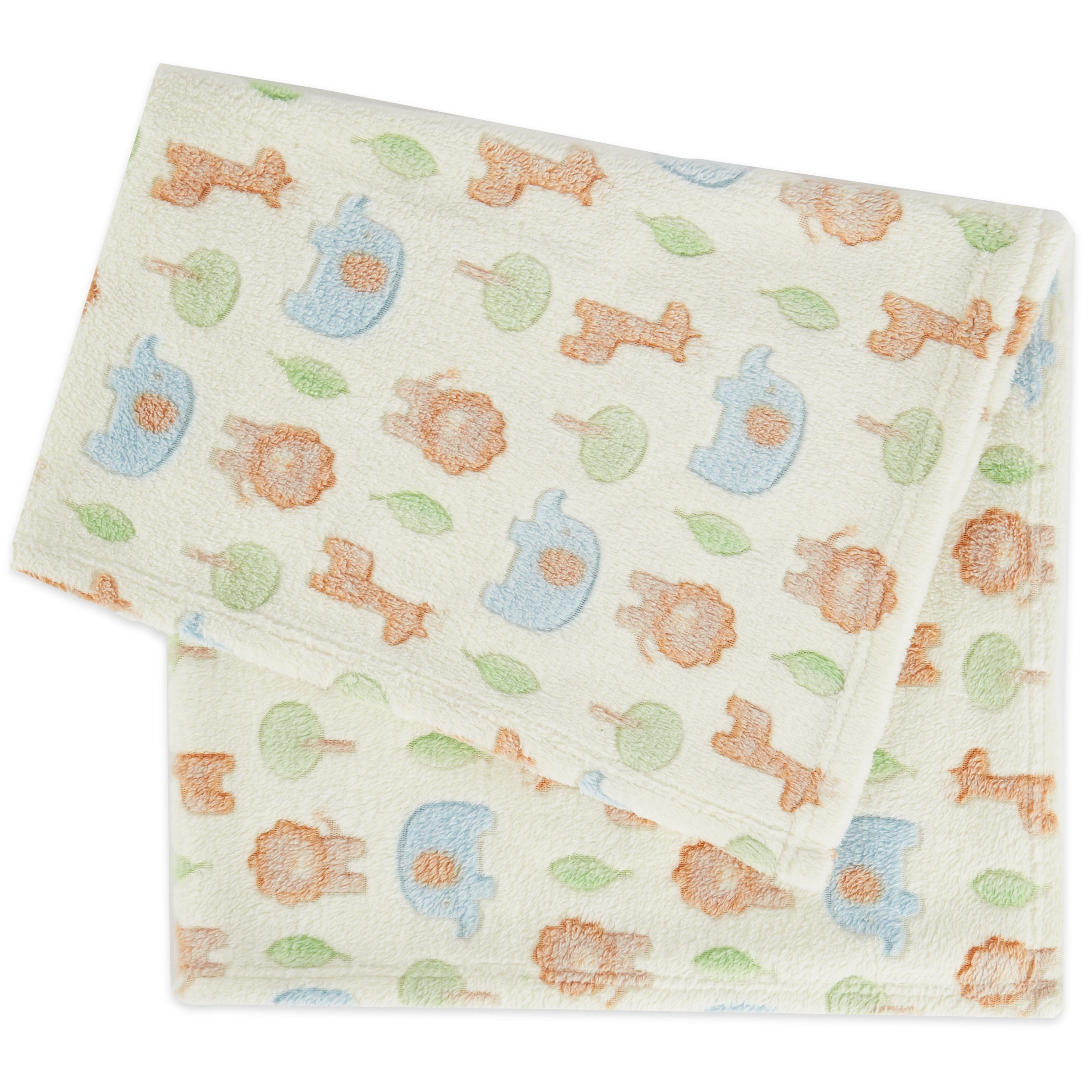 Krabbeldecke Bieco Babydecke Zoo Tiere Kuscheldecke Baby Decke Blanket Fleecedecke