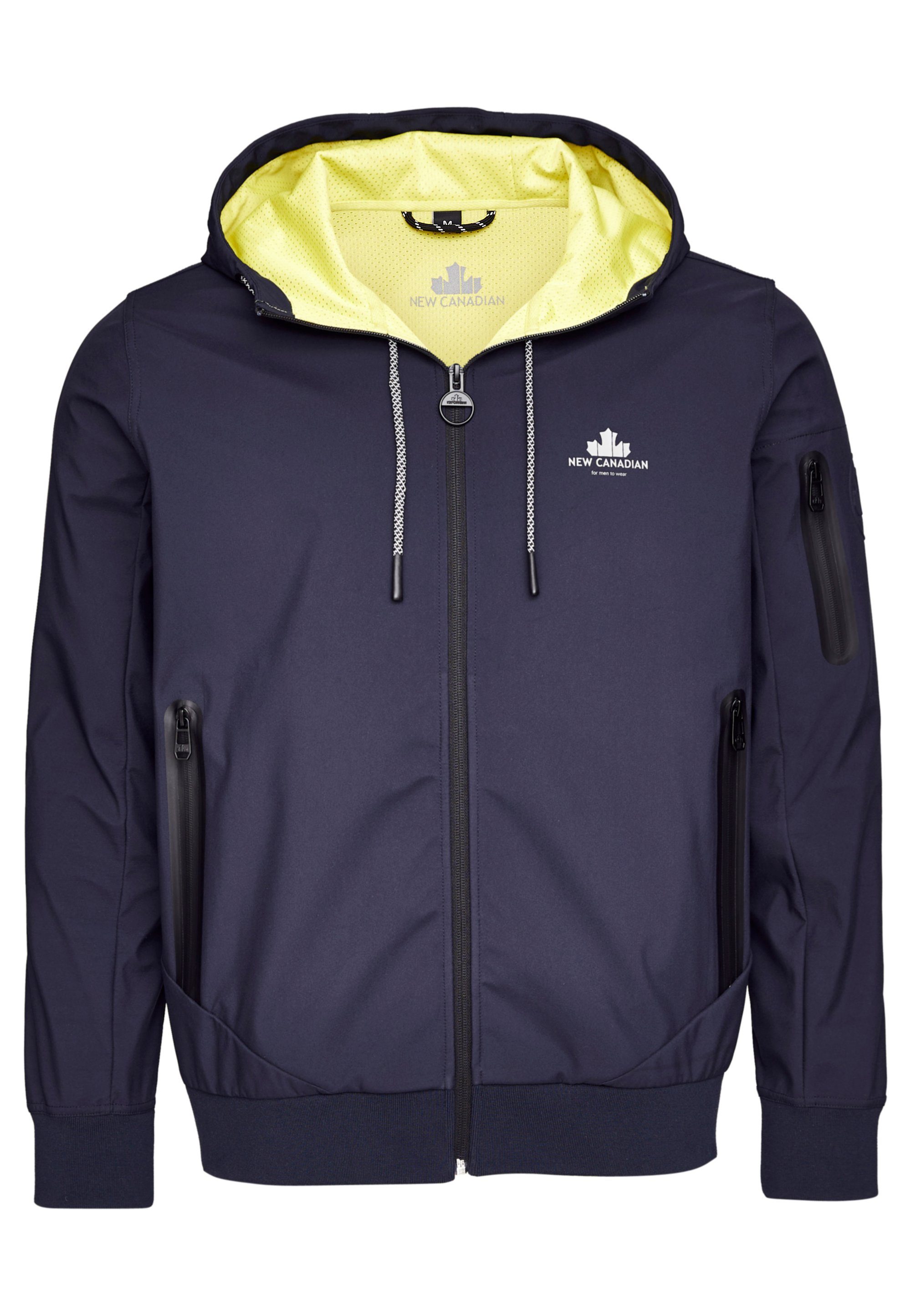 New Canadian Outdoorjacke mit trendigem Kontrastfutter