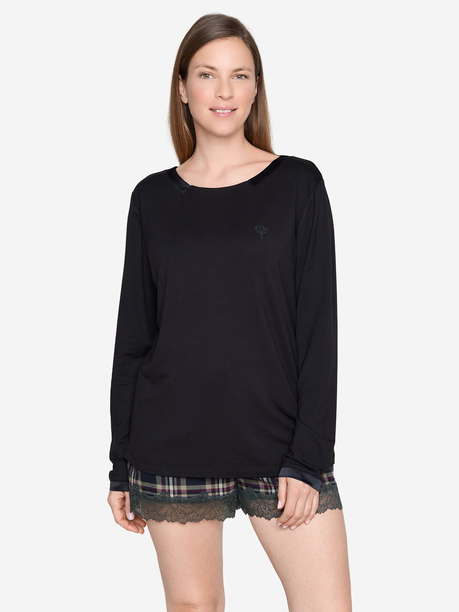JOOP! Longsleeve Loungewear Langarmshirt, Longshirt, Shirt langarm