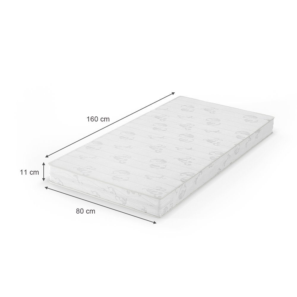 Komfortschaummatratze Calma Comfort cm 11 Kaltschaummatratze VitaliSpa®, hoch H2, 80x160 Kinder