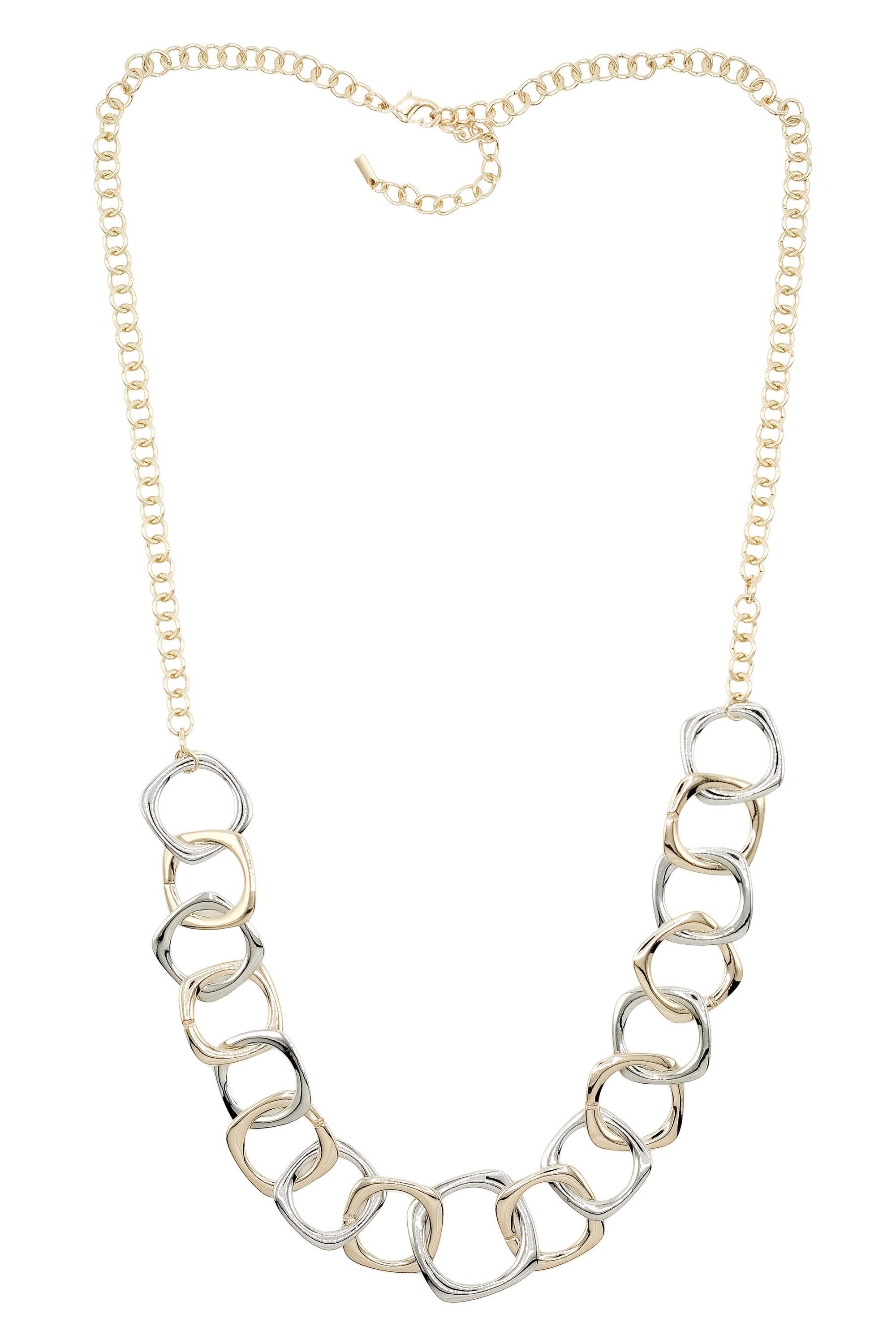 COLLEZIONE ALESSANDRO Lange Kette Square Story, Kette mit quadratisch geformten Gliedern