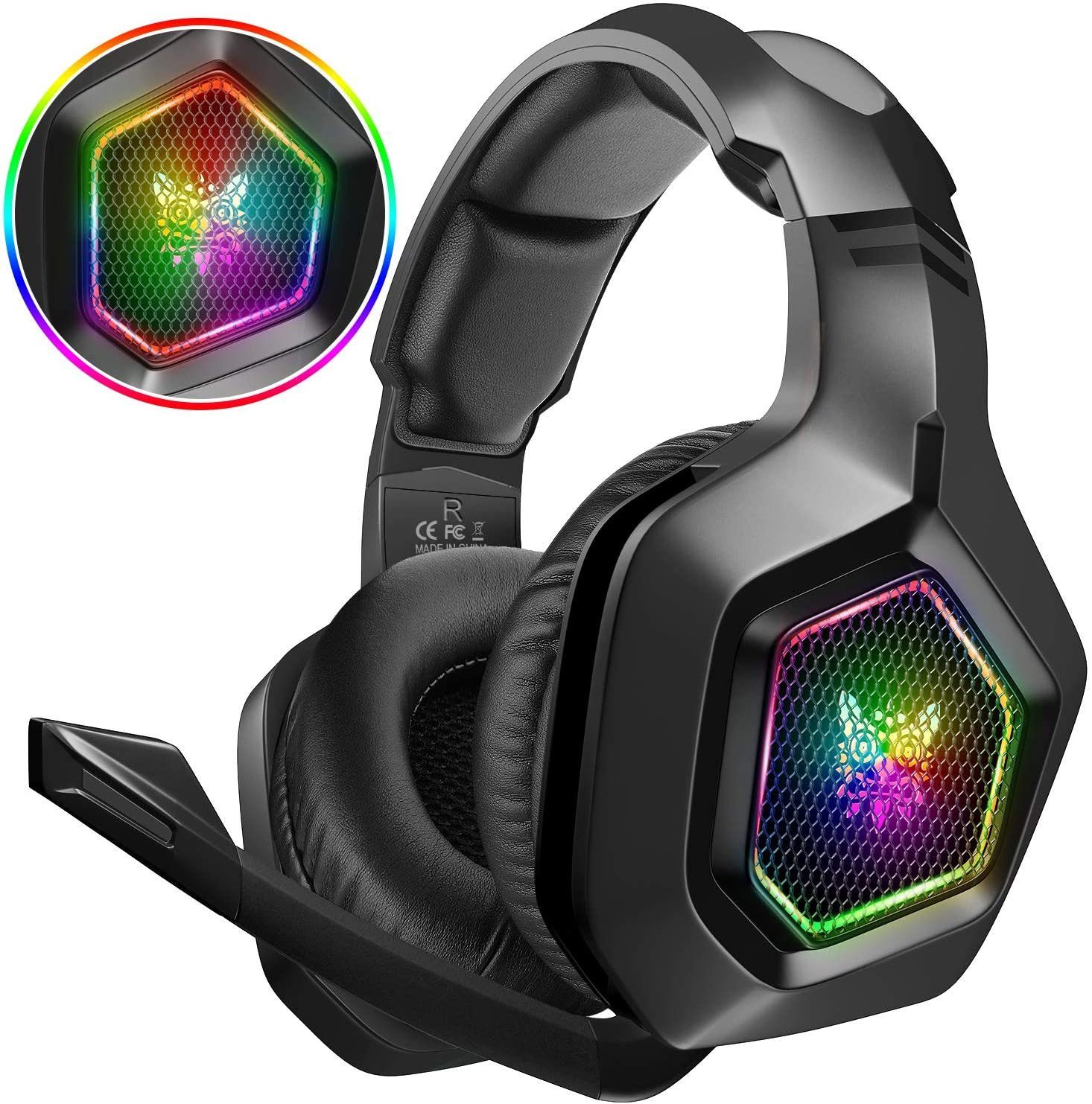 Bothergu Gaming-Headset (Gaming Headset PC one, Xbox Mac Laptop für Handy PS4, Tablet)