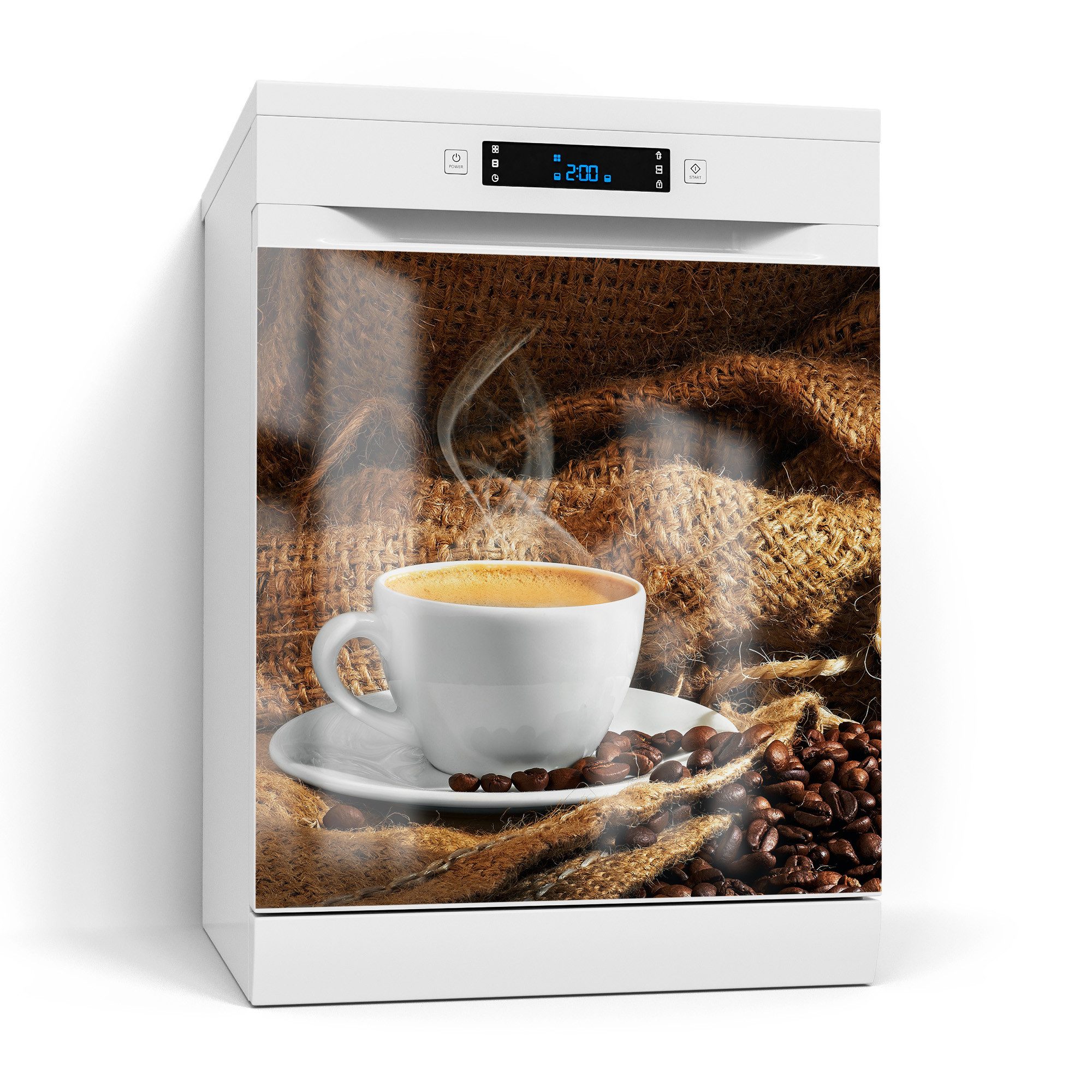 DEQORI Magnetfolie 'Espresso Eleganz', beschreibbar Spülmaschine günstig online kaufen
