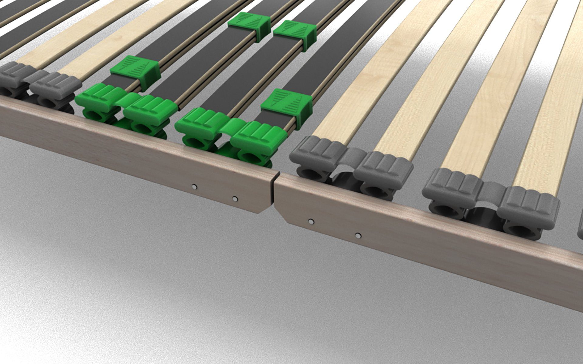 Lattenrost mit Motor Lattenrost 80x200 cm elektrisch verstellbares Kopf- und Fussteil, Lattenrost2go, Kopfteil motorisch verstellbar, Fußteil motorisch verstellbar, keine Montage außer einhängen des Motors