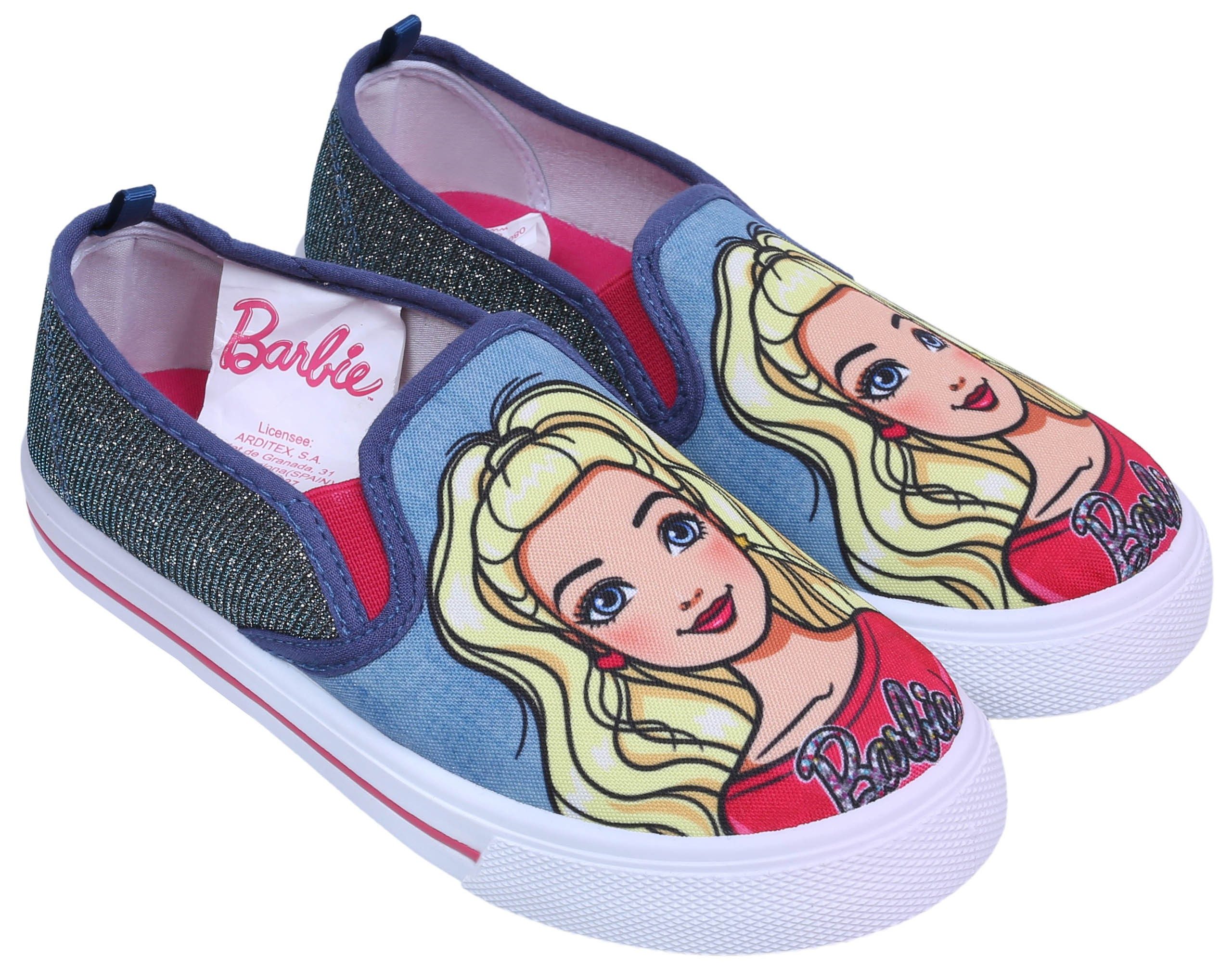 Barbie Slip-On-Turnschuhe aus Jeansstoff BARBIE mit Brokatt-Details 33 EU Babystiefel