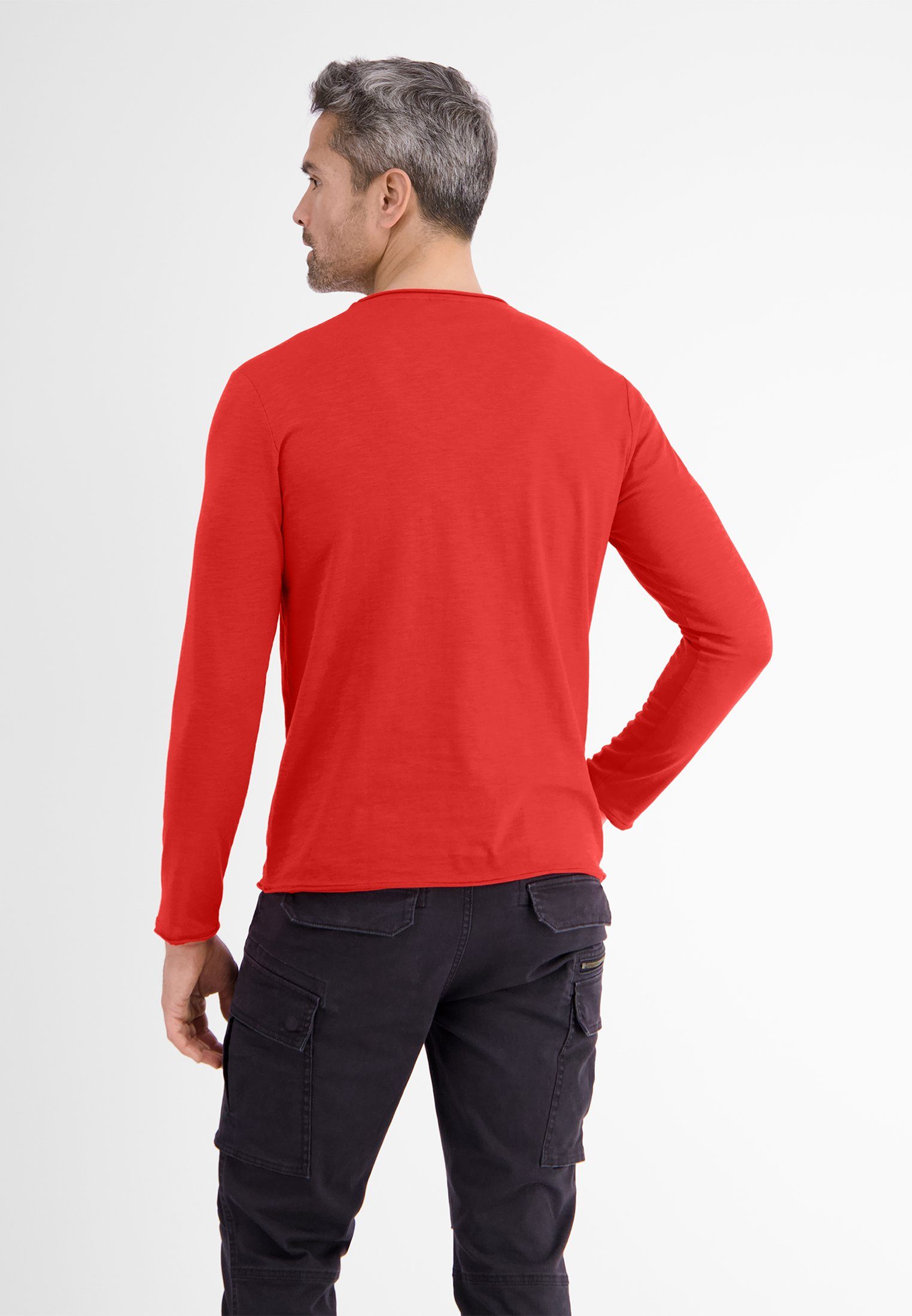 LAVA Jersey-Longsleeve LERROS RED LERROS Langarmshirt