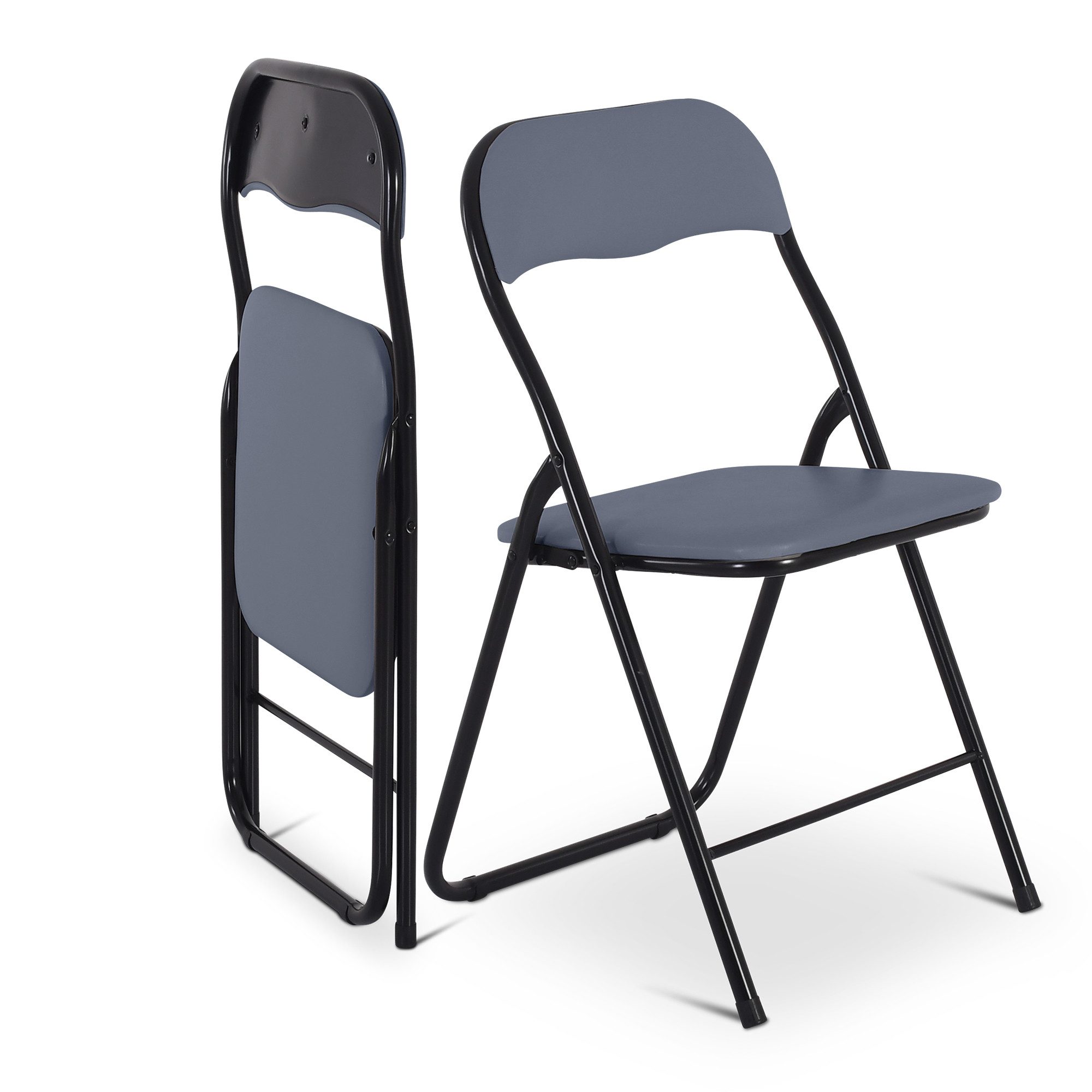 Raburg Klappstuhl Gästestuhl-Set, klappbar, Klappstühle gepolstert, Metallrahmen, Felix (Set, 2 St), Belastbarkeit 110 kg, Set zum Klappen, leicht & bequem