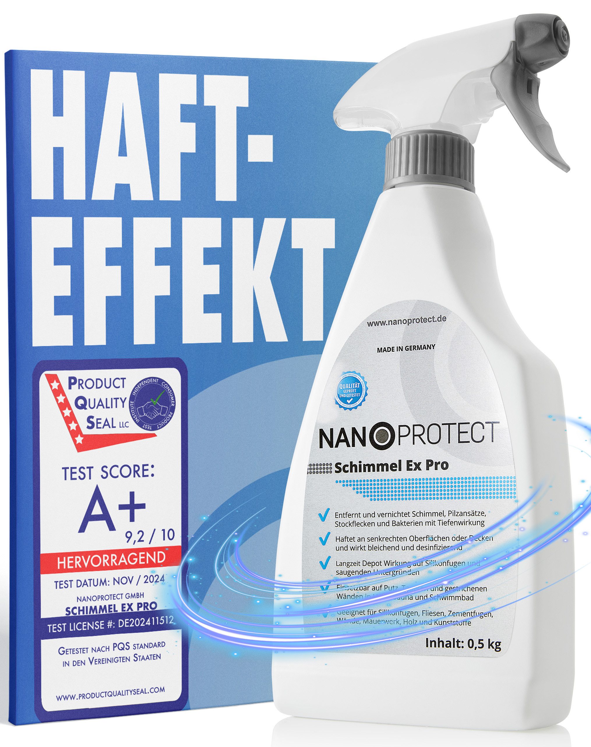 Schimmel Ex Pro, Schimmelspray mit Hafteffekt Schimmelentferner