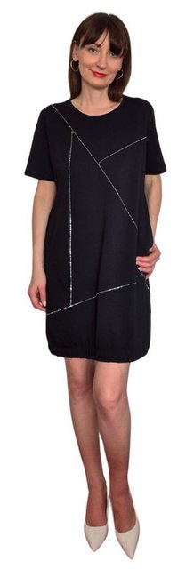 Estefania for woman Shirtkleid 191-5205, mit abstrakten Strasslinien abstra günstig online kaufen