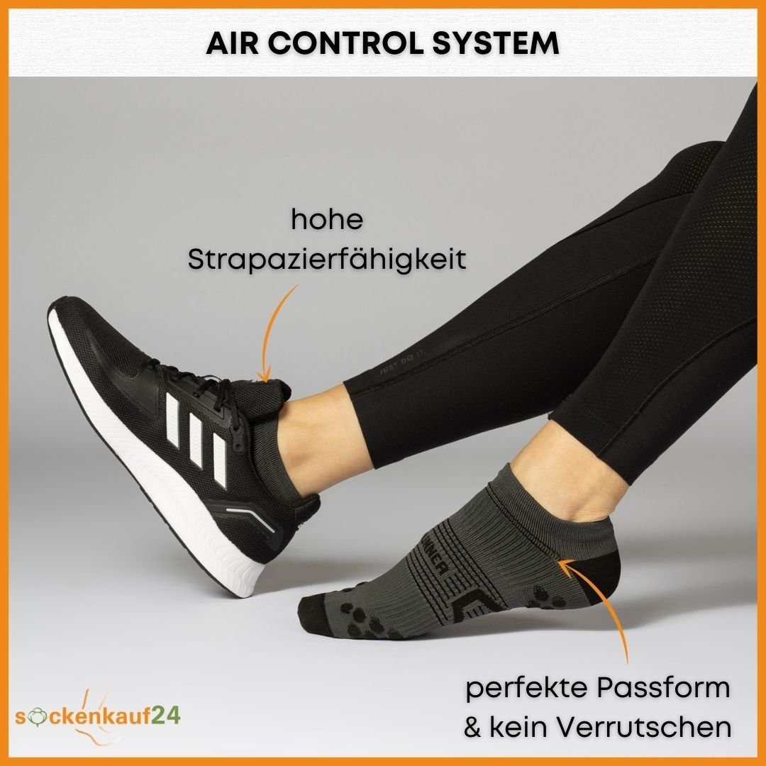 sockenkauf24 Laufsocken low Cut Sportsocken für Herren & Damen Laufsocken kurz (3-Paar) Atmungsaktive Running Socks 50203P WP