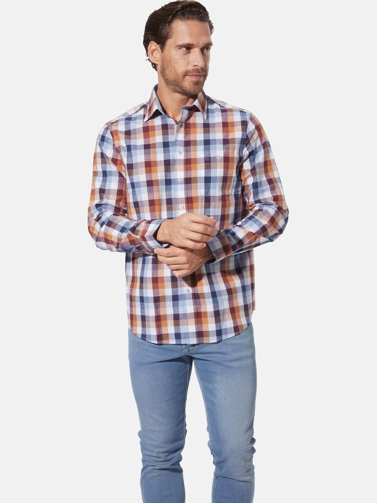 Babista Langarmhemd HARIN mit feinen Kontrastdetails günstig online kaufen