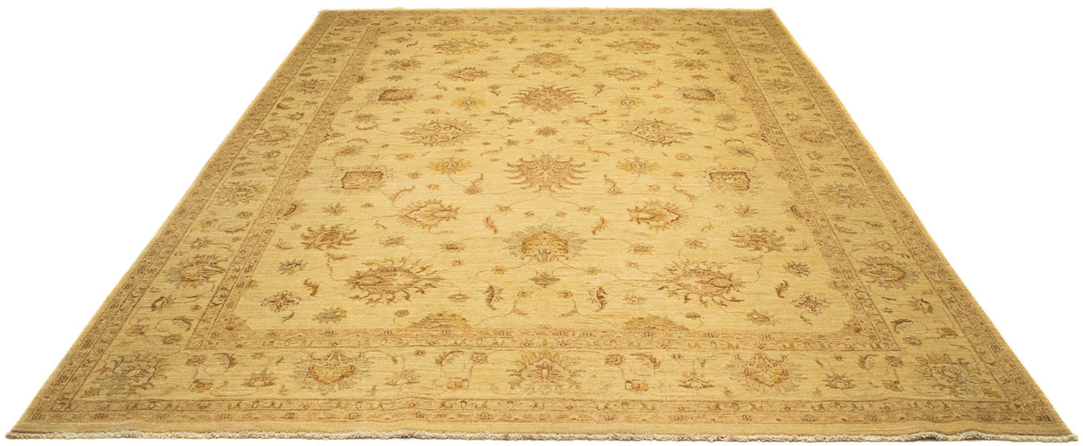 Orientteppich Ziegler - 368 x 254 cm - beige, morgenland, rechteckig, Höhe: 6 mm, Wohnzimmer, Handgeknüpft, Einzelstück mit Zertifikat