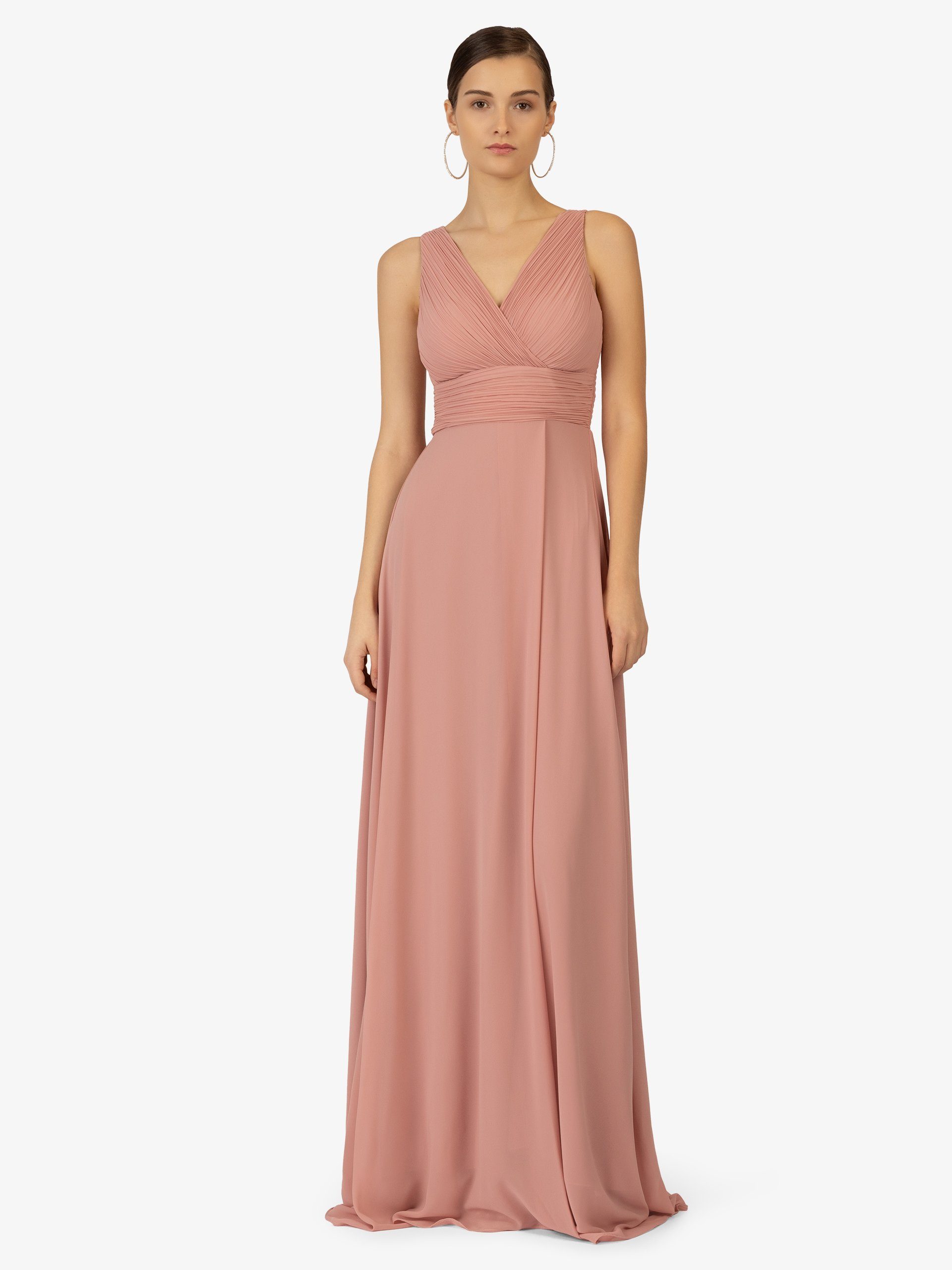 Kraimod Abendkleid mit V-ausschnitt vorne und günstig online kaufen