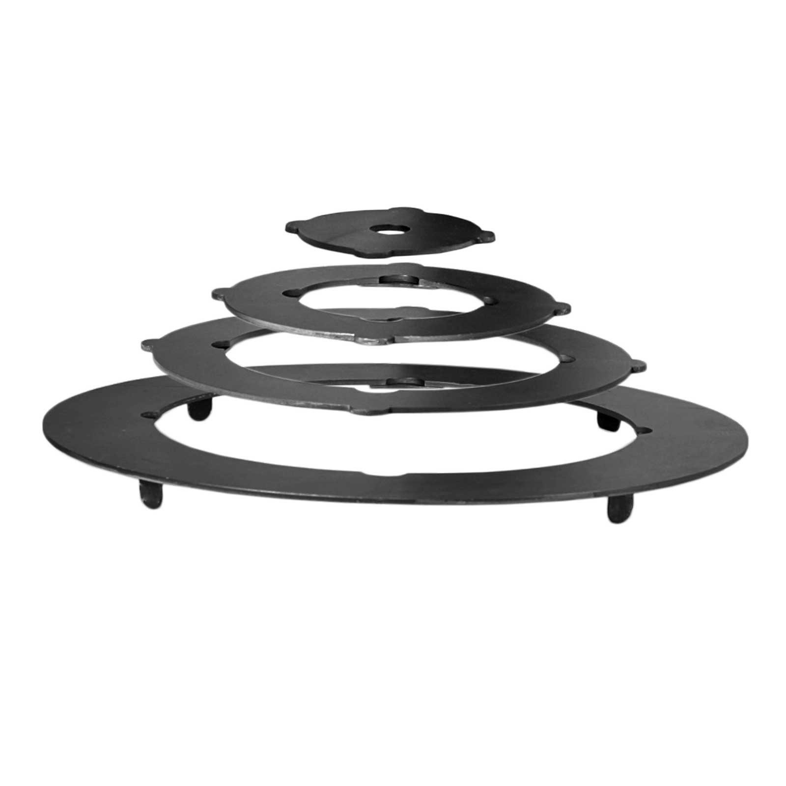 BIG-PAN Kochfeld-Adapter Ø34,5-38 cm Adapter-Ringe für Eintopfofen Utschak