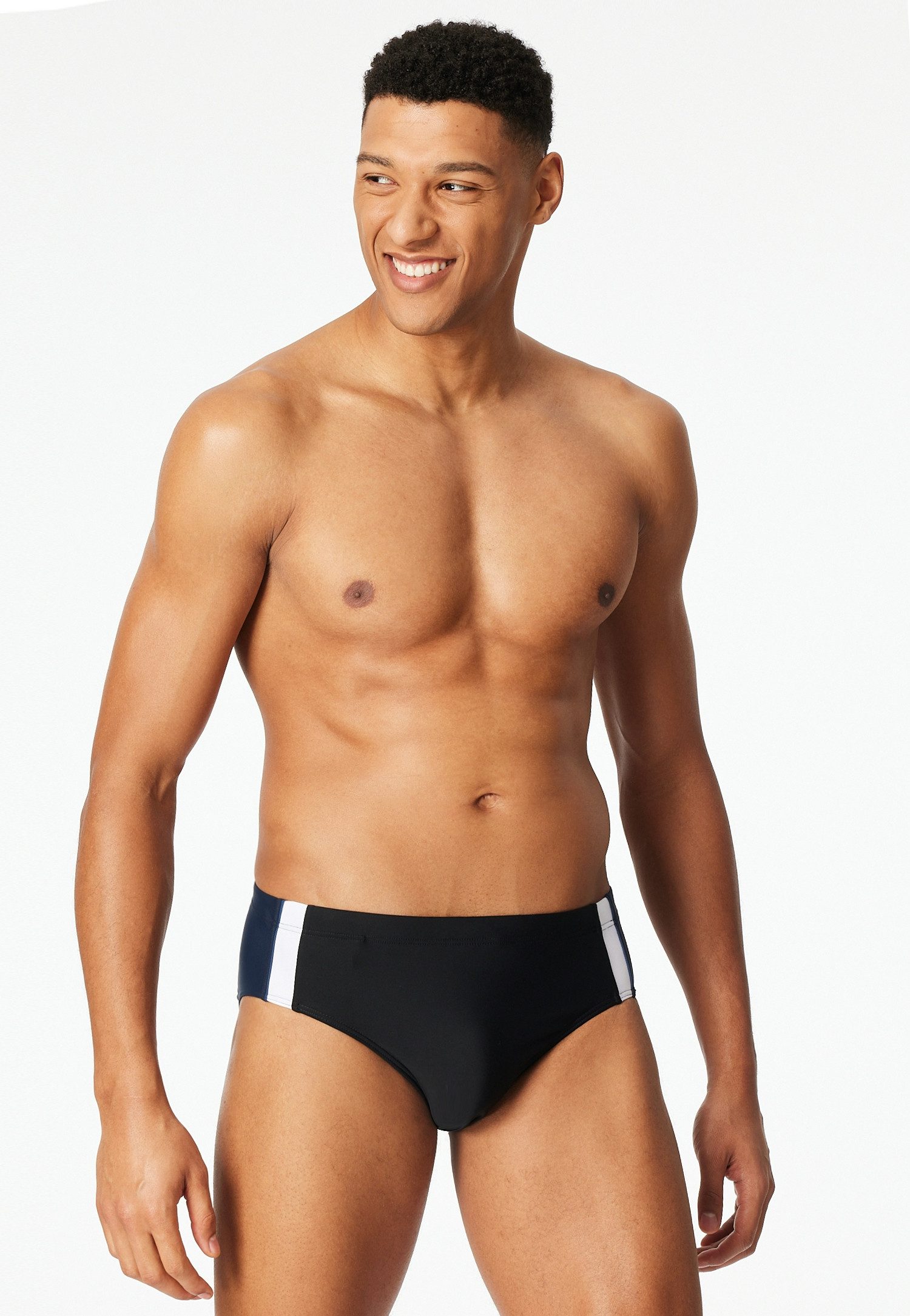 Schiesser Badeslip Aqua Bund mit Kordel, seitliche Kontraststreifen günstig online kaufen