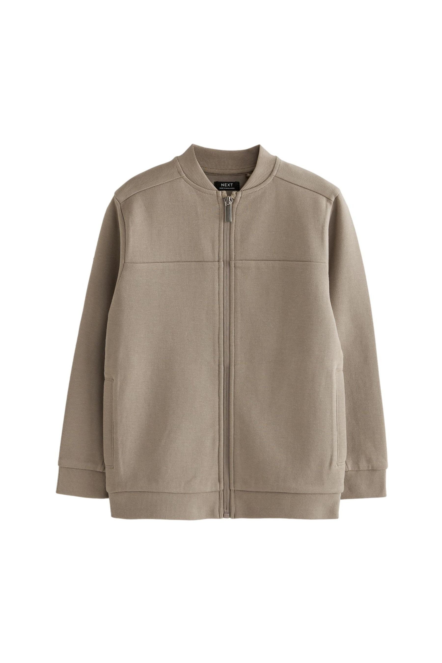 Blouson Strukturierte Bomberjacke