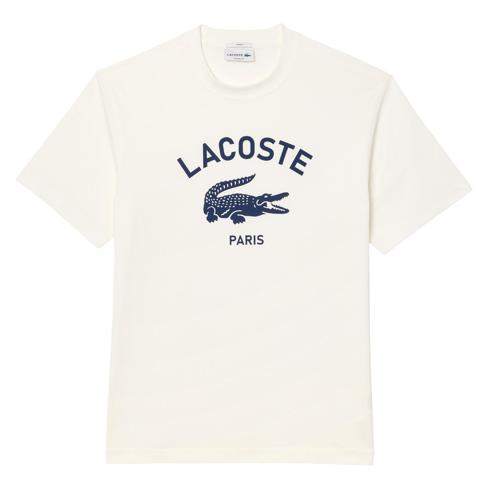 Lacoste Kurzarmshirt T-Shirt mit großem Krokodil-Print auf der Vorderseite günstig online kaufen