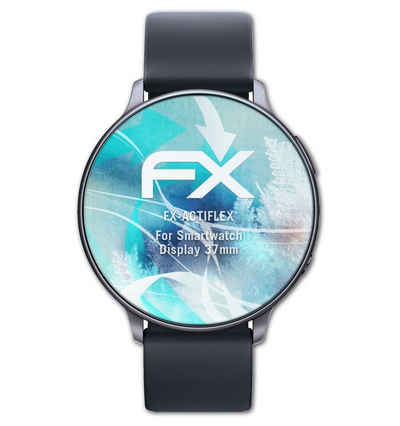 atFoliX Schutzfolie Displayschutzfolie für Smartwatch Display 37mm, (3 Folien), Ultraklar und flexibel