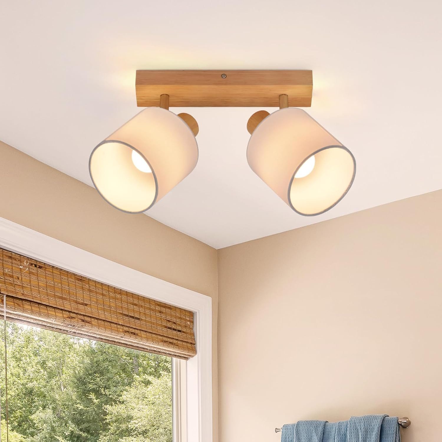 ZMH Deckenstrahler Deckenleuchte Vintage Schwenkbar 350° günstig online kaufen