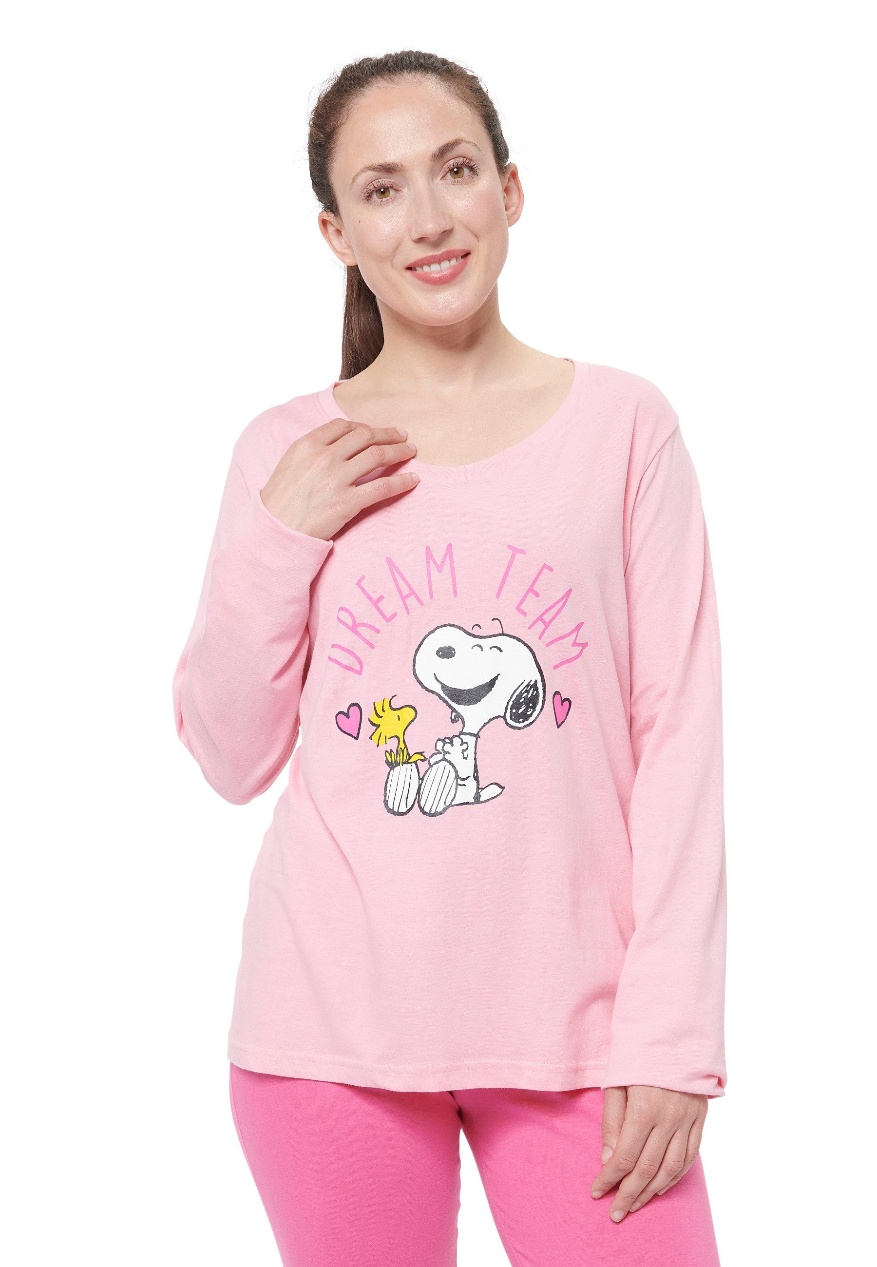 United Labels® Schlafanzug Peanuts Snoopy & Woodstock - "Dream Team" - Set