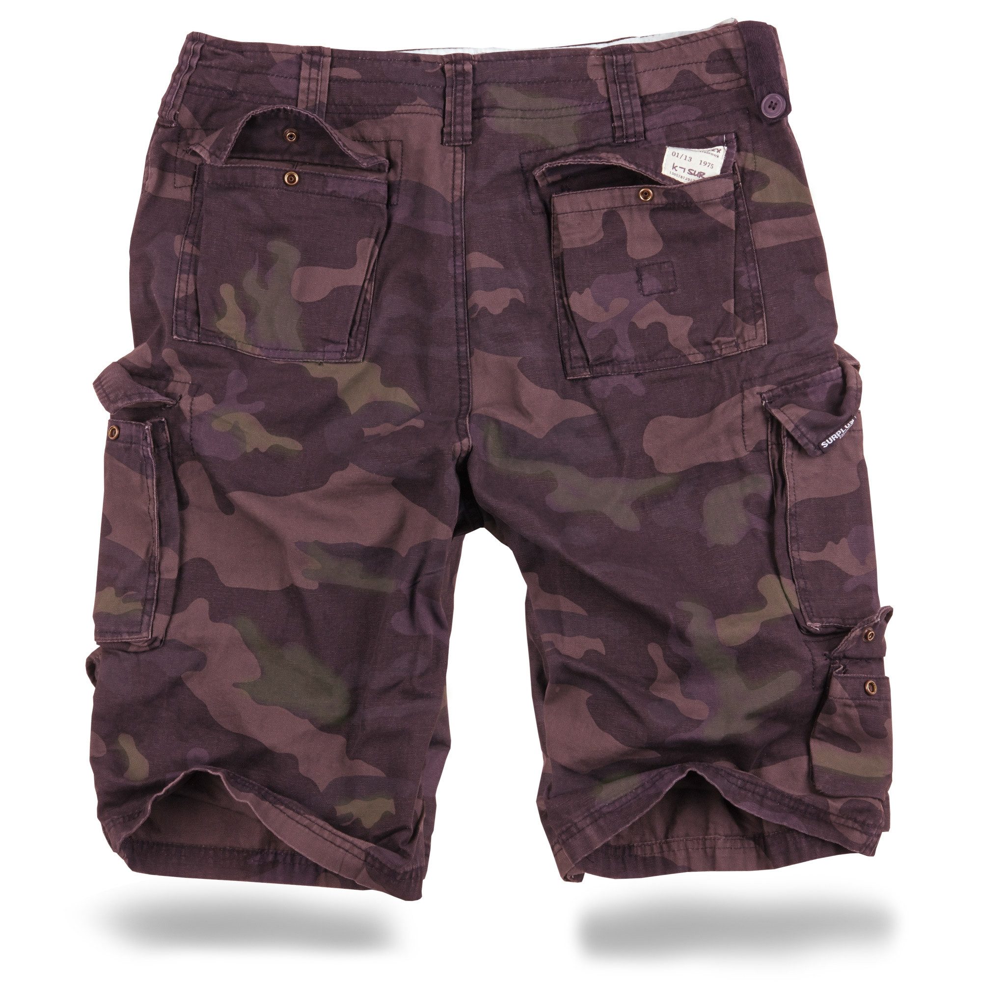 Trooper Cargoshorts Trooper Bermuda Baumwolle Sommer Shorts Kurze Hose Army günstig online kaufen