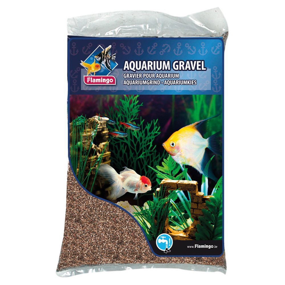 Flamingo AquarienSubstrat Kies Sand 10 kg