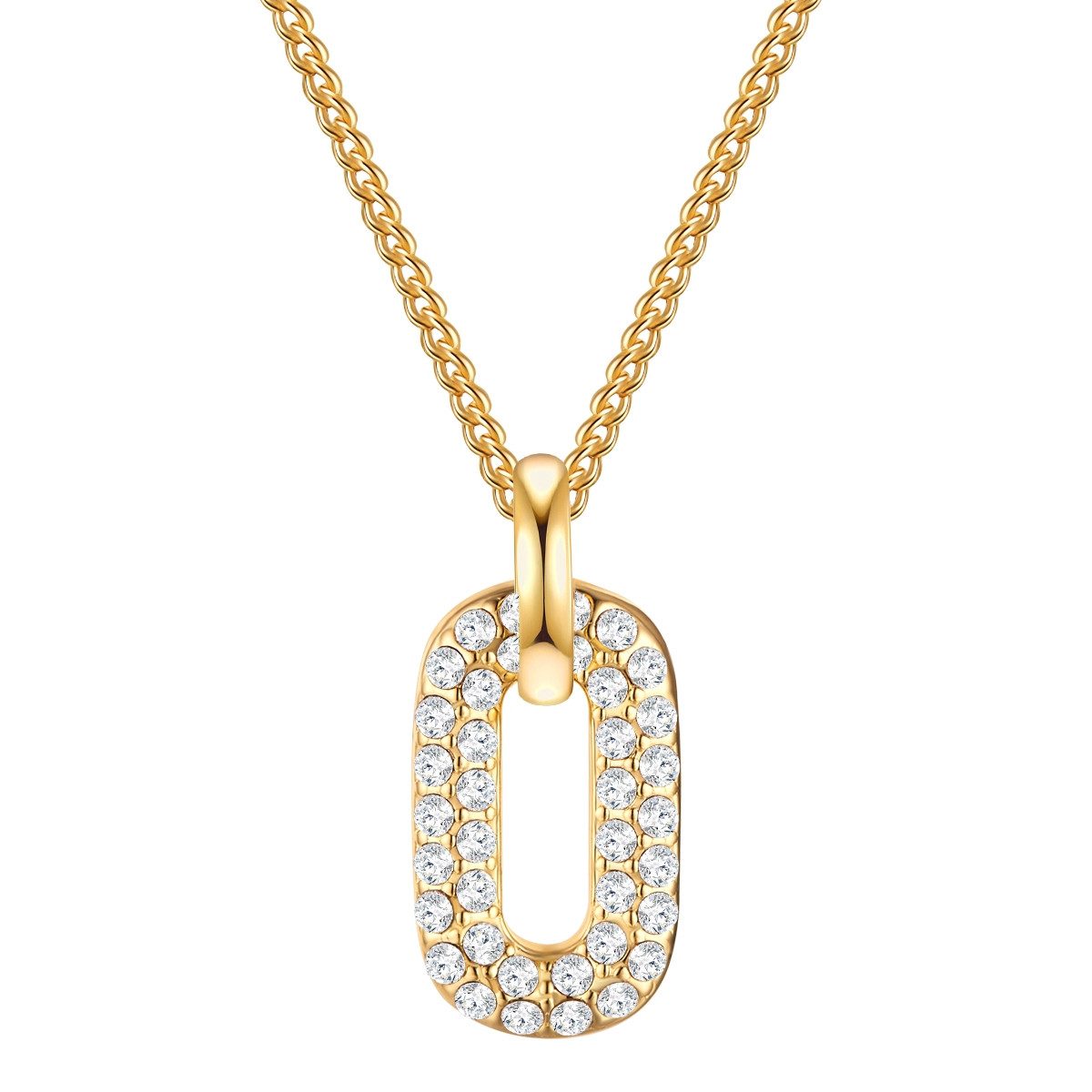 Lulu & Jane Collier Metall, verziert mit Kristallen von Swarovski®