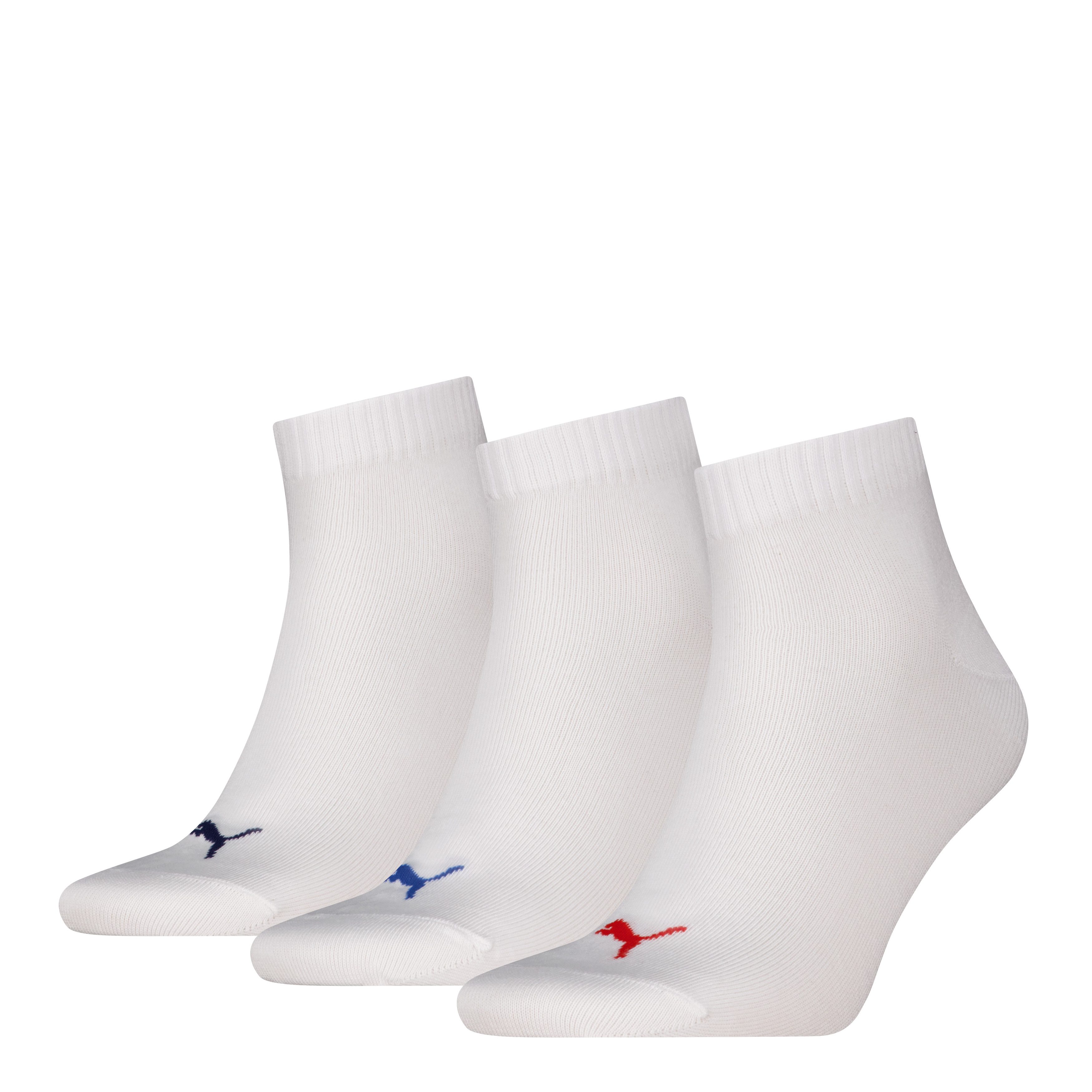 PUMA Kurzsocken PUMA UNISEX QUARTER PLAIN 3P (3-Paar, 3 Paar) Atmungsaktiv, günstig online kaufen