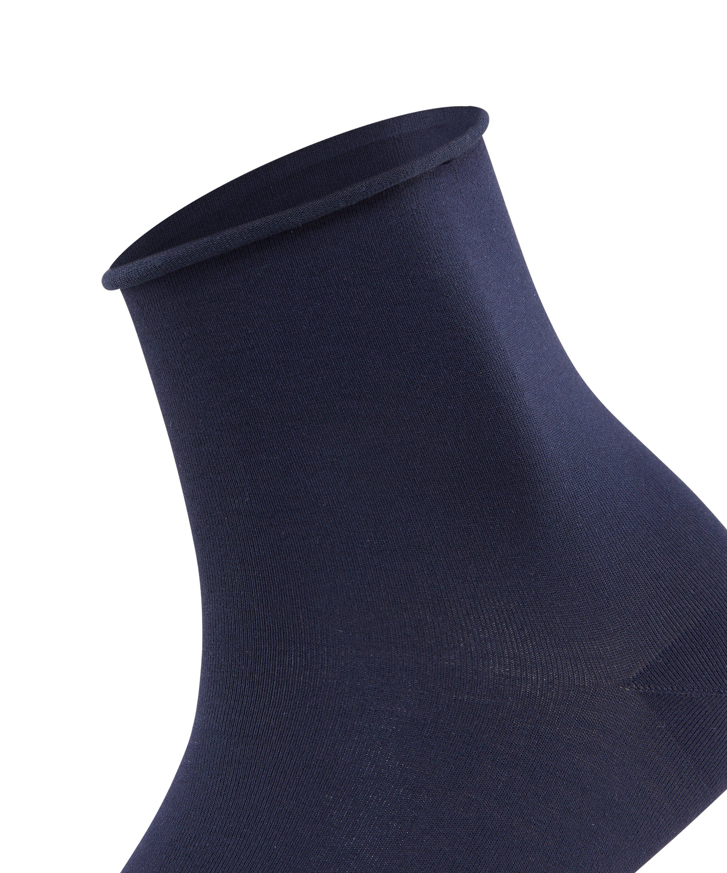 Socken navy Cotton (1-Paar) dark FALKE Touch (6370)