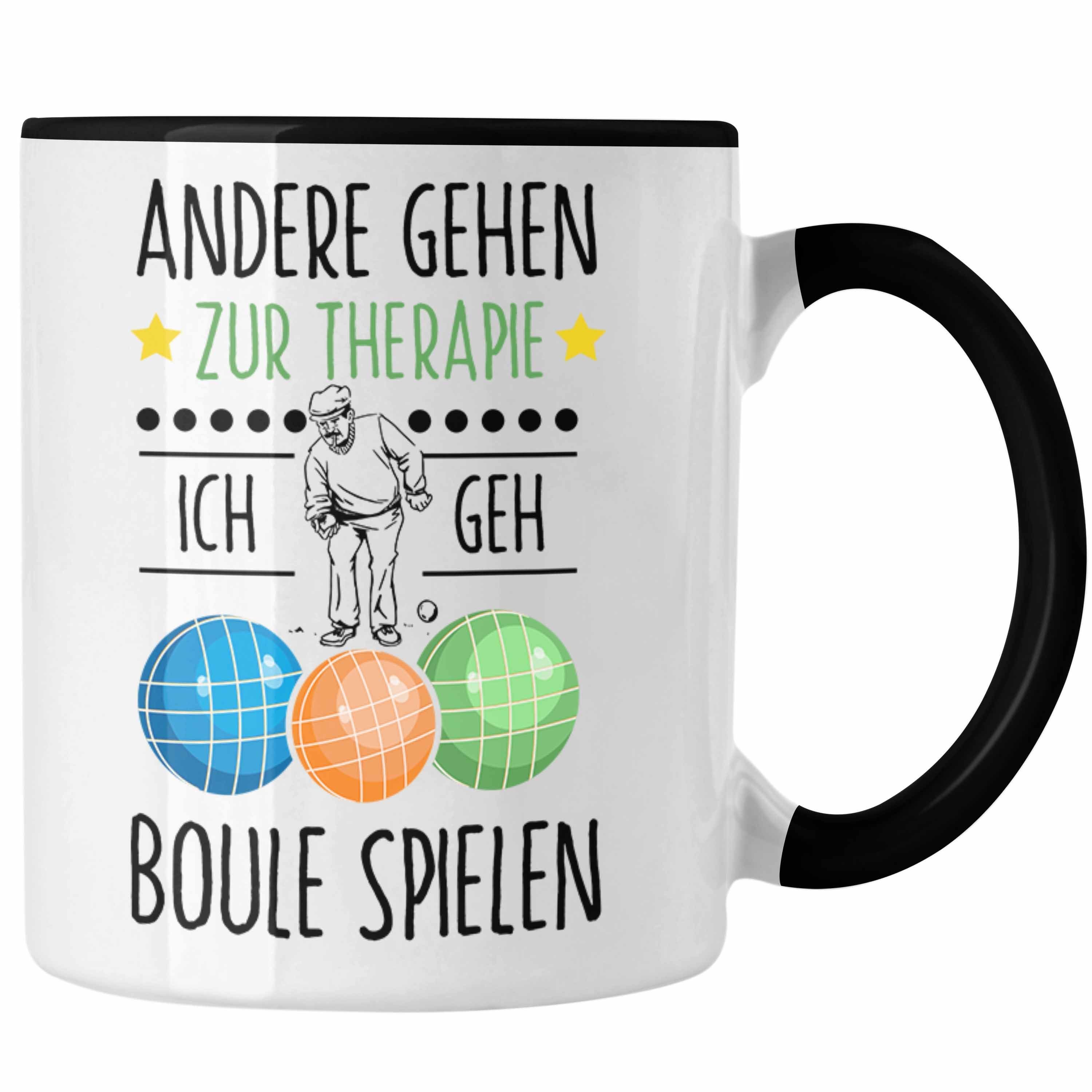 Trendation Tasse Boule Tasse Geschenk Boule-Spieler Geschenkidee Spruch Andere Gehen Zu Schwarz