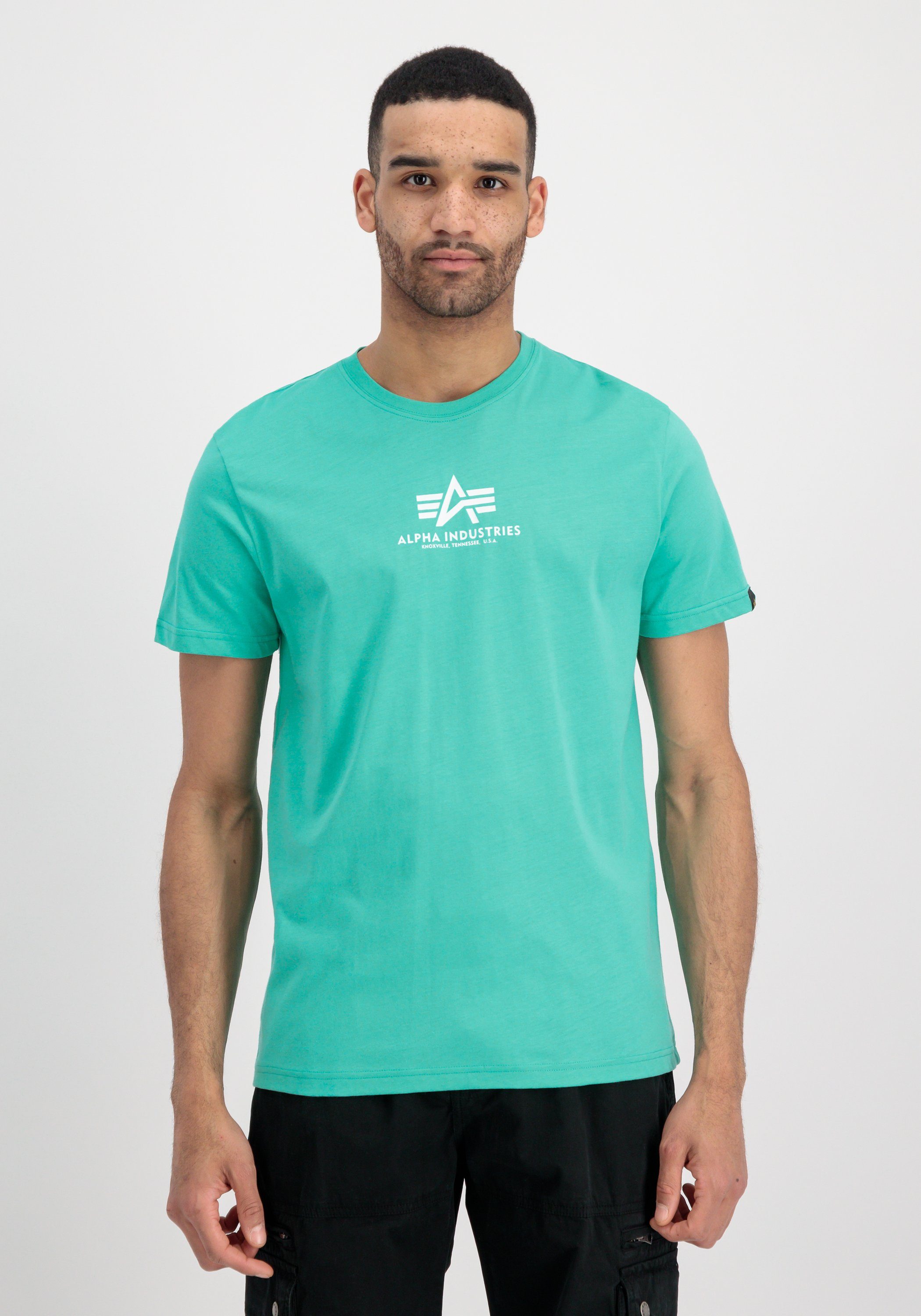 Alpha Industries T-Shirt Alpha Industries Men - T-Shirts Basic T ML atomic green