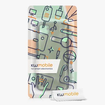 kwmobile Handyhülle Hülle für Xiaomi Redmi 9C, Silikon Case - Soft Handyhülle - Handy Cover in Metallic Tannengrün